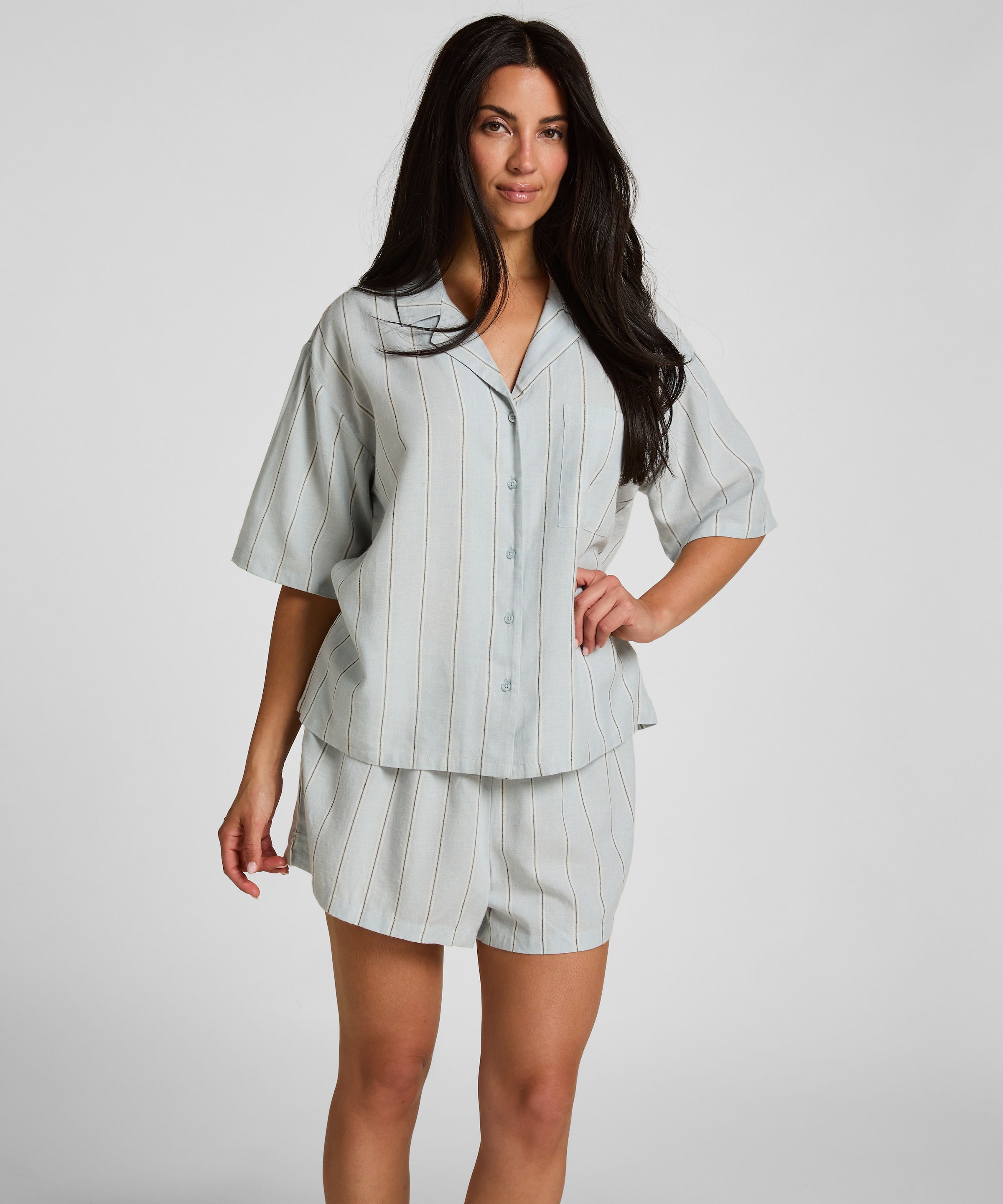 Hunkemöller Pyjama »Jacke Leinen«