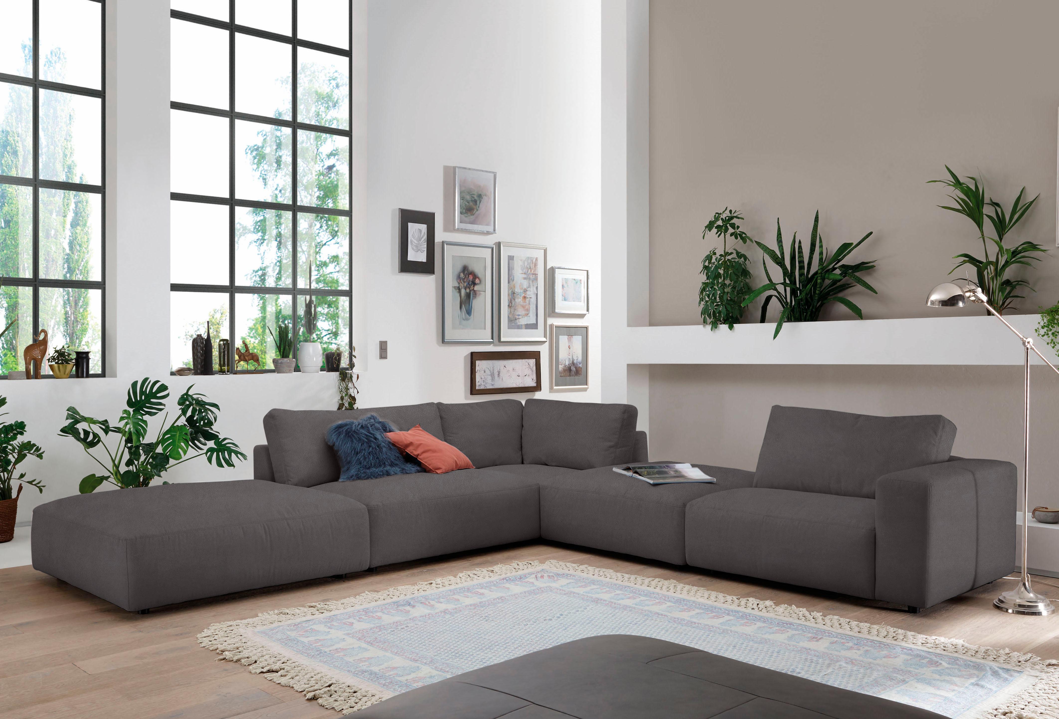 Musterring Ecksofa "LUCIA L-Form" in vielen Qualitäten und 4 verschieden Nähten