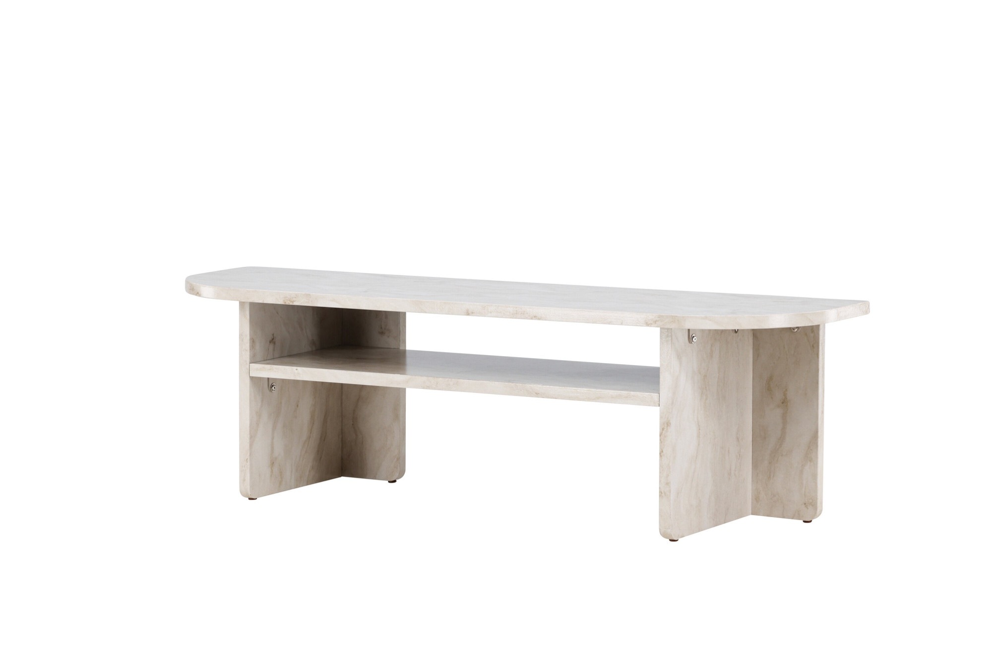 Venture Home TV-Bank »Ålesund, TV-Bank in beiger Marmoroptik, Skandinavisch, Breite 140 cm« TV-Möbel, Marmor-Look, edel, anspruchsvoll, modern