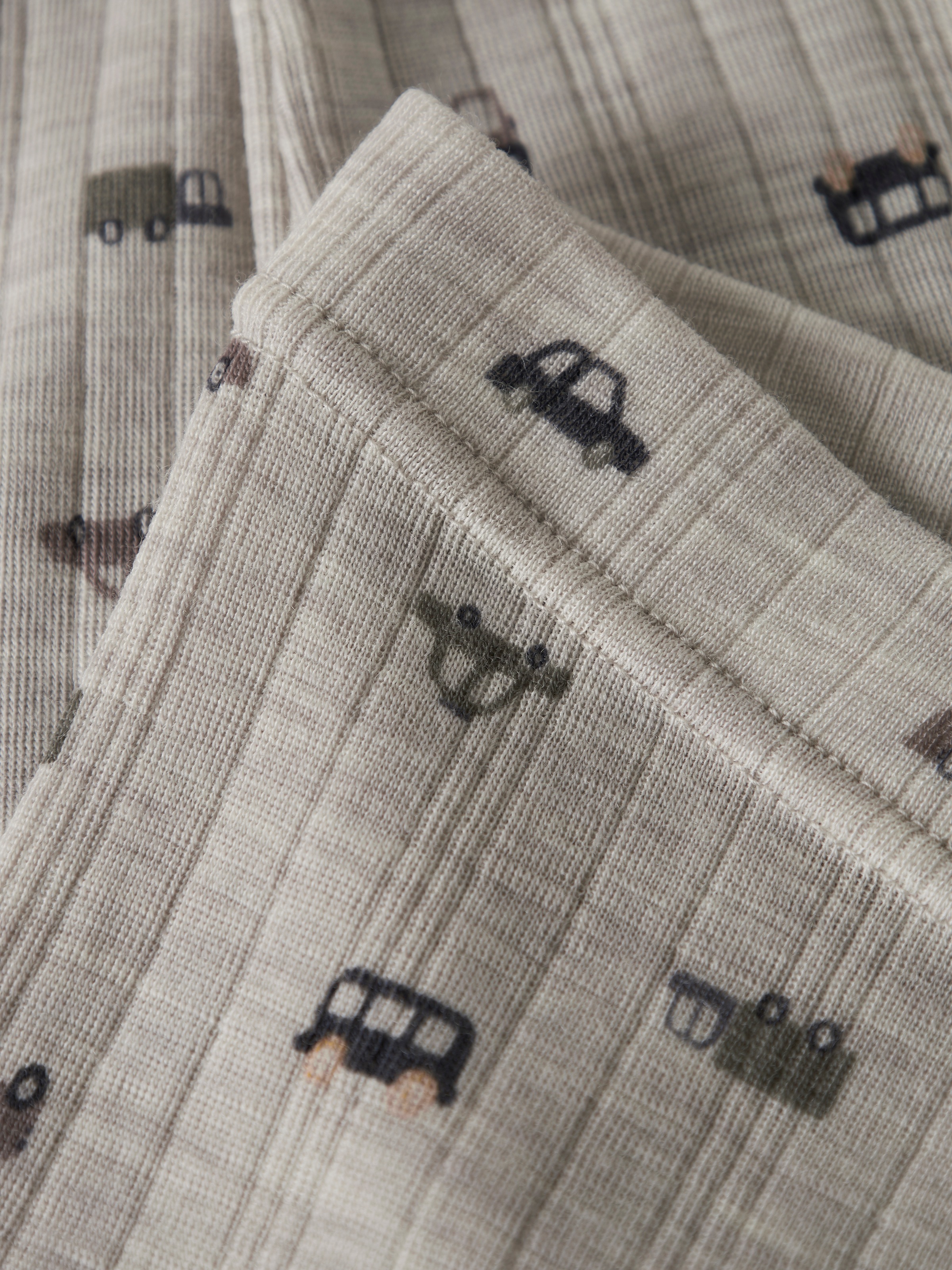 Thumbnail - Name It Leggings "NMMWANG WOOL NEEDLE LONGJOHN NOOS" aus reiner Merinowolle