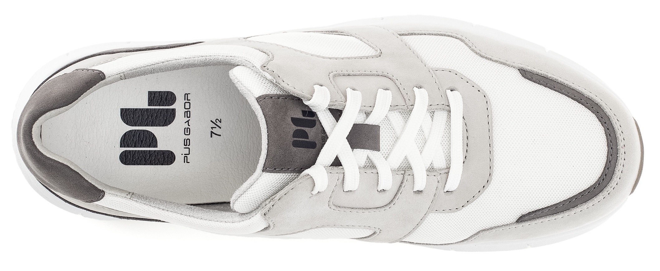 Pius Gabor Keilsneaker, Schnürschuh, Halbschuh, Freizeitschuh in bequemer Weite G (=weit)