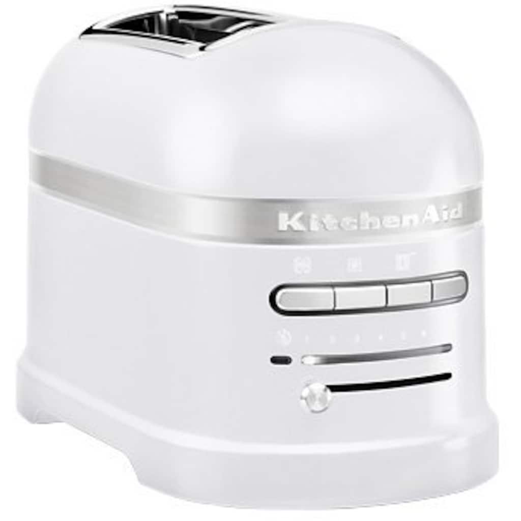 KitchenAid Toaster »Artisan 5KMT2204EFP FROSTED PEARL«, 2 kurze Schlitze, für 2 Scheiben, 1250 W, mit Sandwichzange