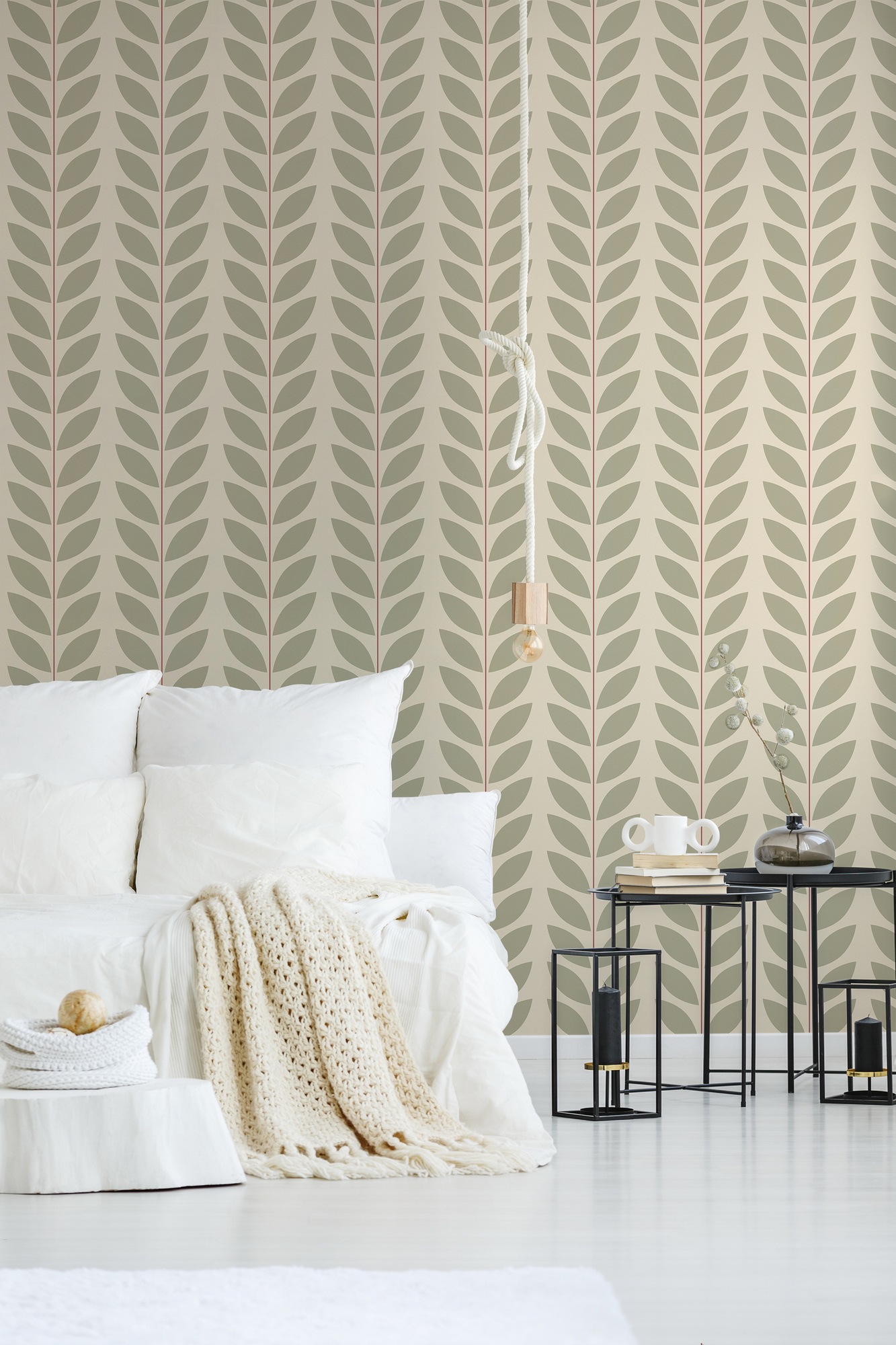 A.S. Création Vliestapete »Retro Blätter« botanisch leicht strukturiert Vliestapete Blättermotiv botanisch Retro, versch. Farben