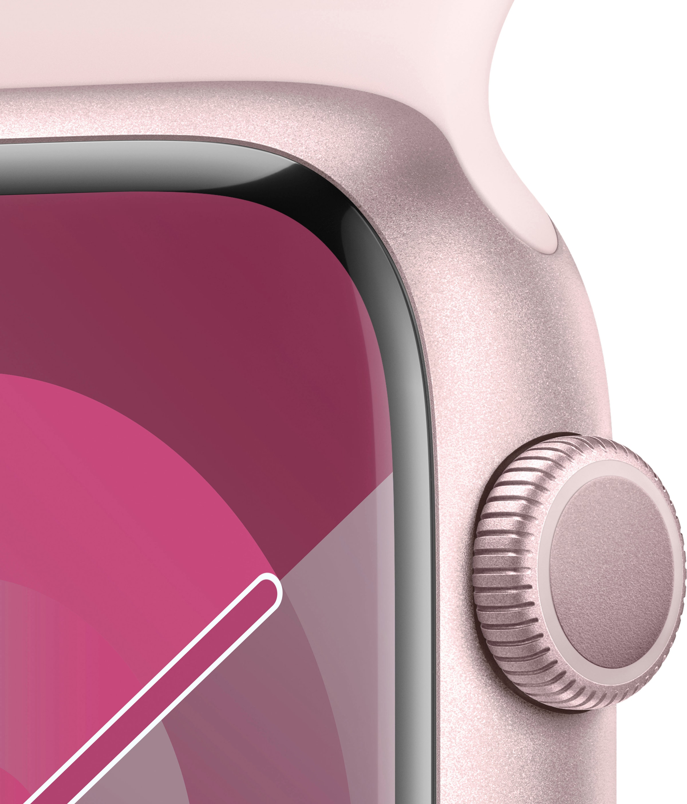 Apple Smartwatch »Watch Series 9 GPS Aluminium 45mm S/M«, (Watch OS 10 Sport Band)