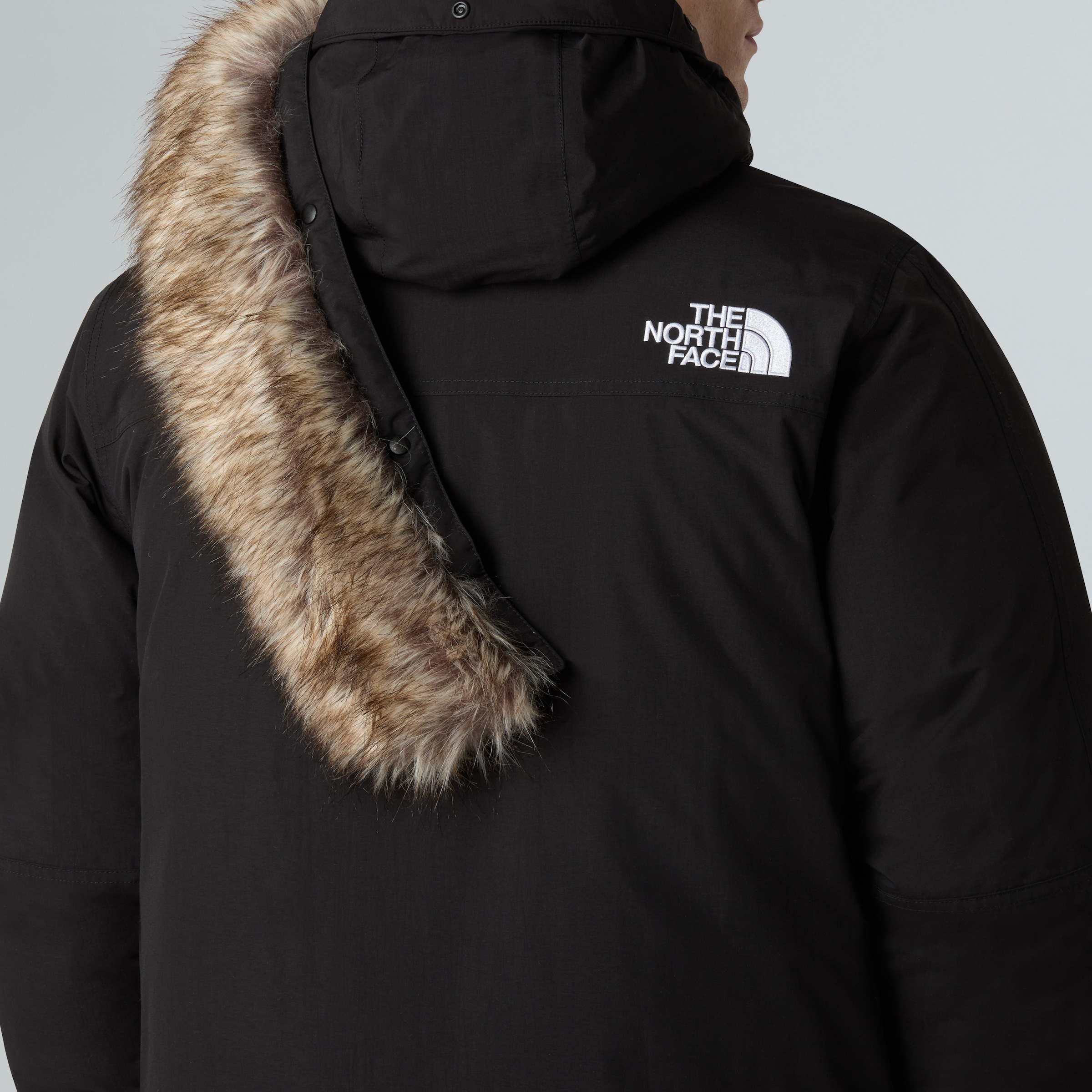 The North Face Funktionsparka »M MCMURDO PARKA« 1 Stk. tlg. mit Kapuze für kaltes Wetter, wasser- und winddicht, mit Daunenwattierung