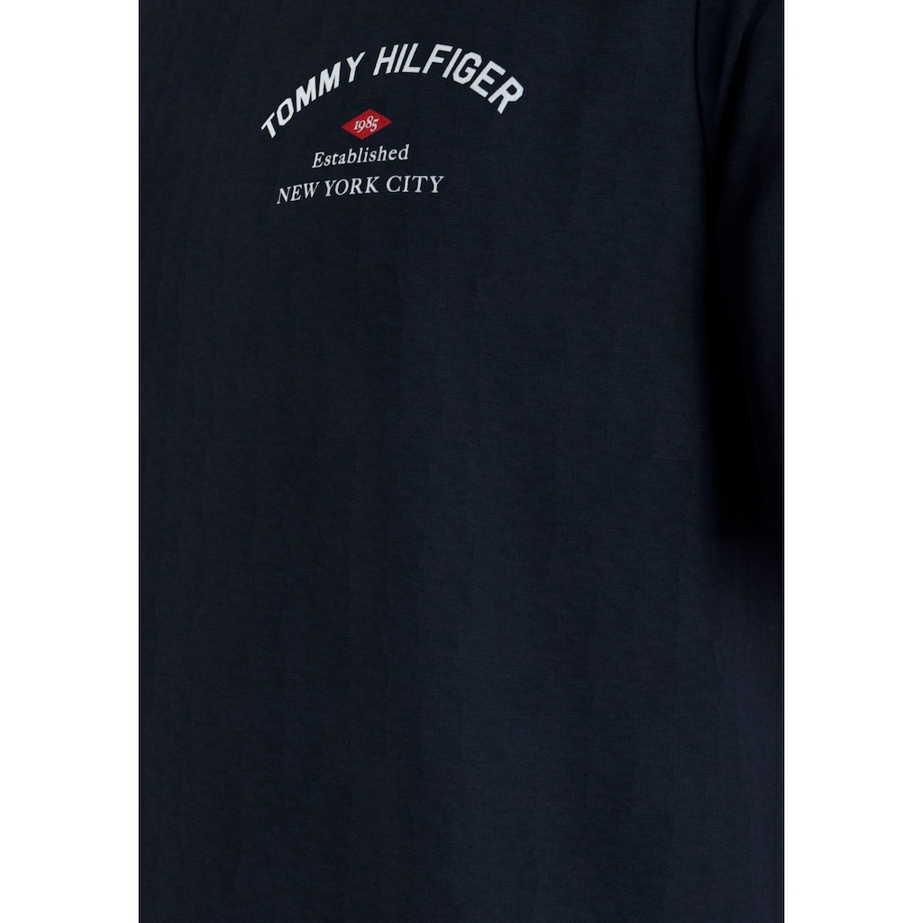 Tommy Hilfiger Kurzarmshirt »PHOTOPRINT BRIDGE TEE«, mit großem Print auf dem Rücken