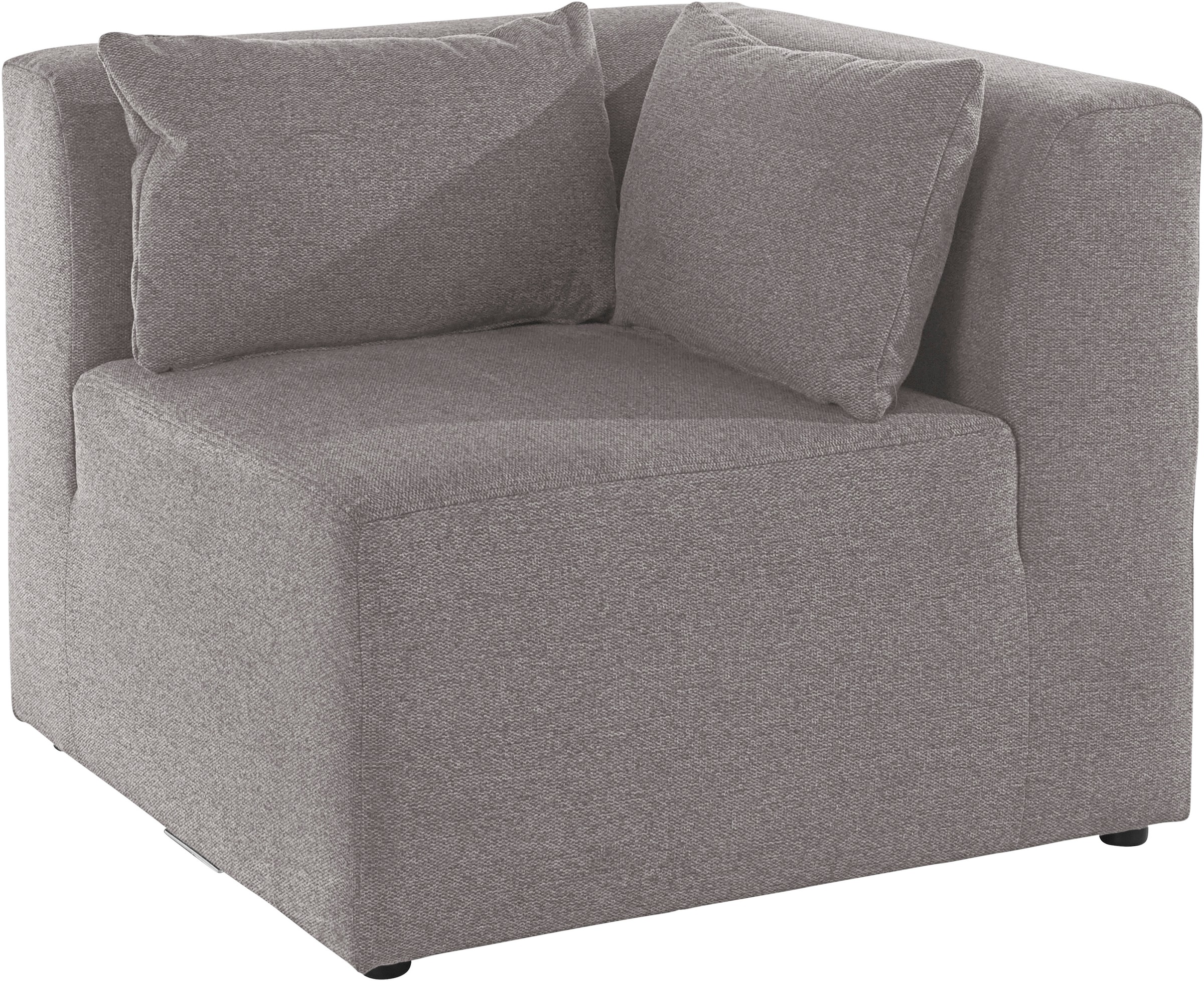 Leonique Sofa-Eckelement "Alexane", Armlehne wählbar, in vielen Bezugsquali günstig online kaufen