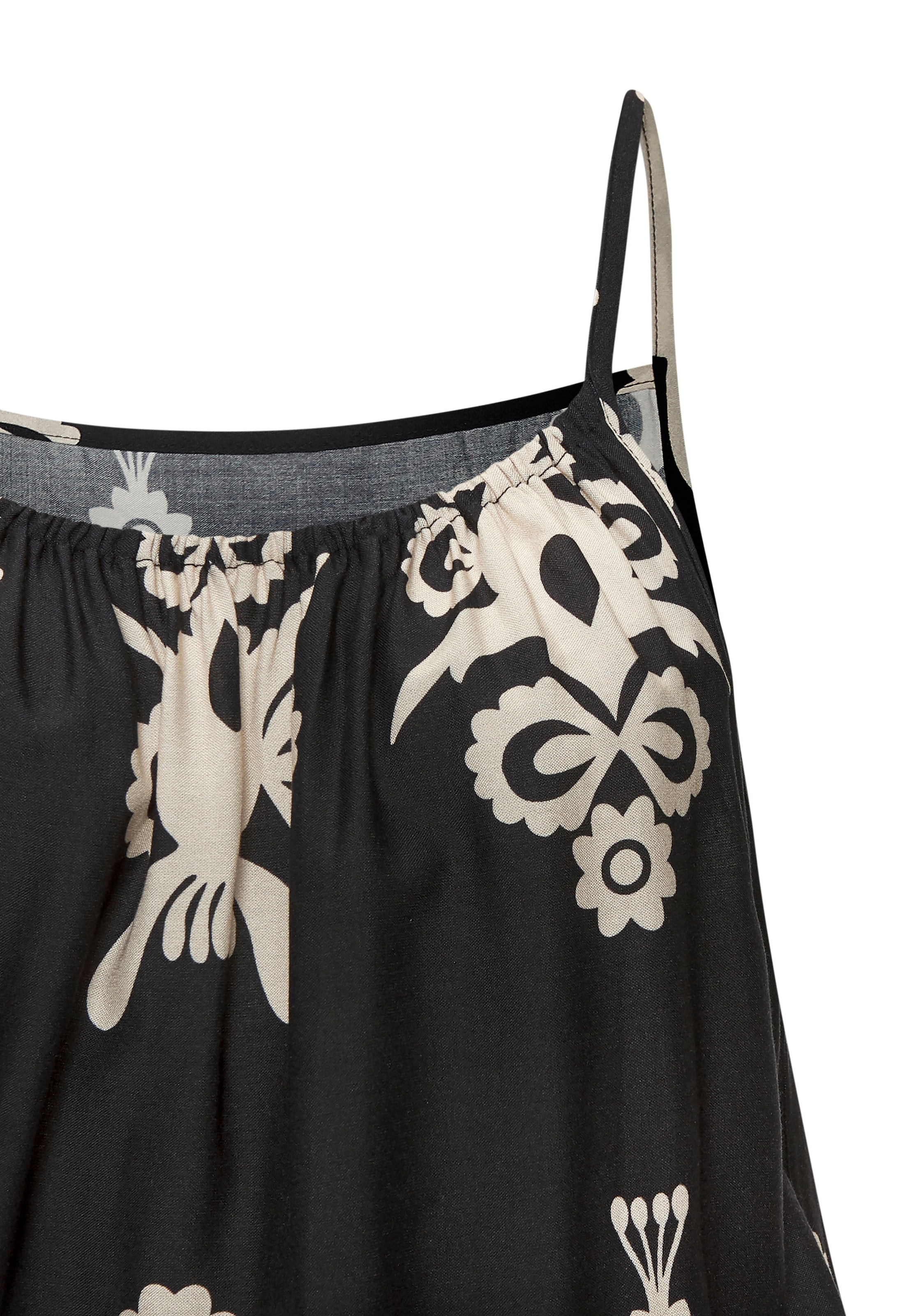 LASCANA Midikleid, aus gewebter Viskose mit Ethnodruck