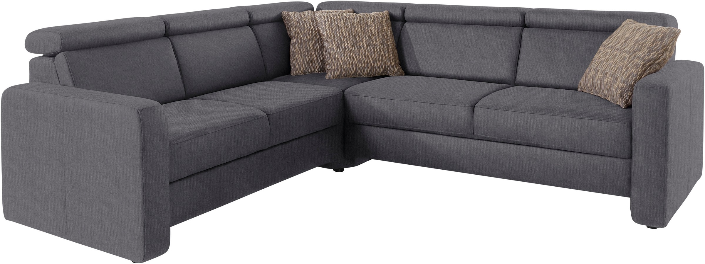 sit&more Ecksofa »Bologna L-Form«, Kopfteilverstellung, wahlweise mit Bettfunktion und Schubkasten