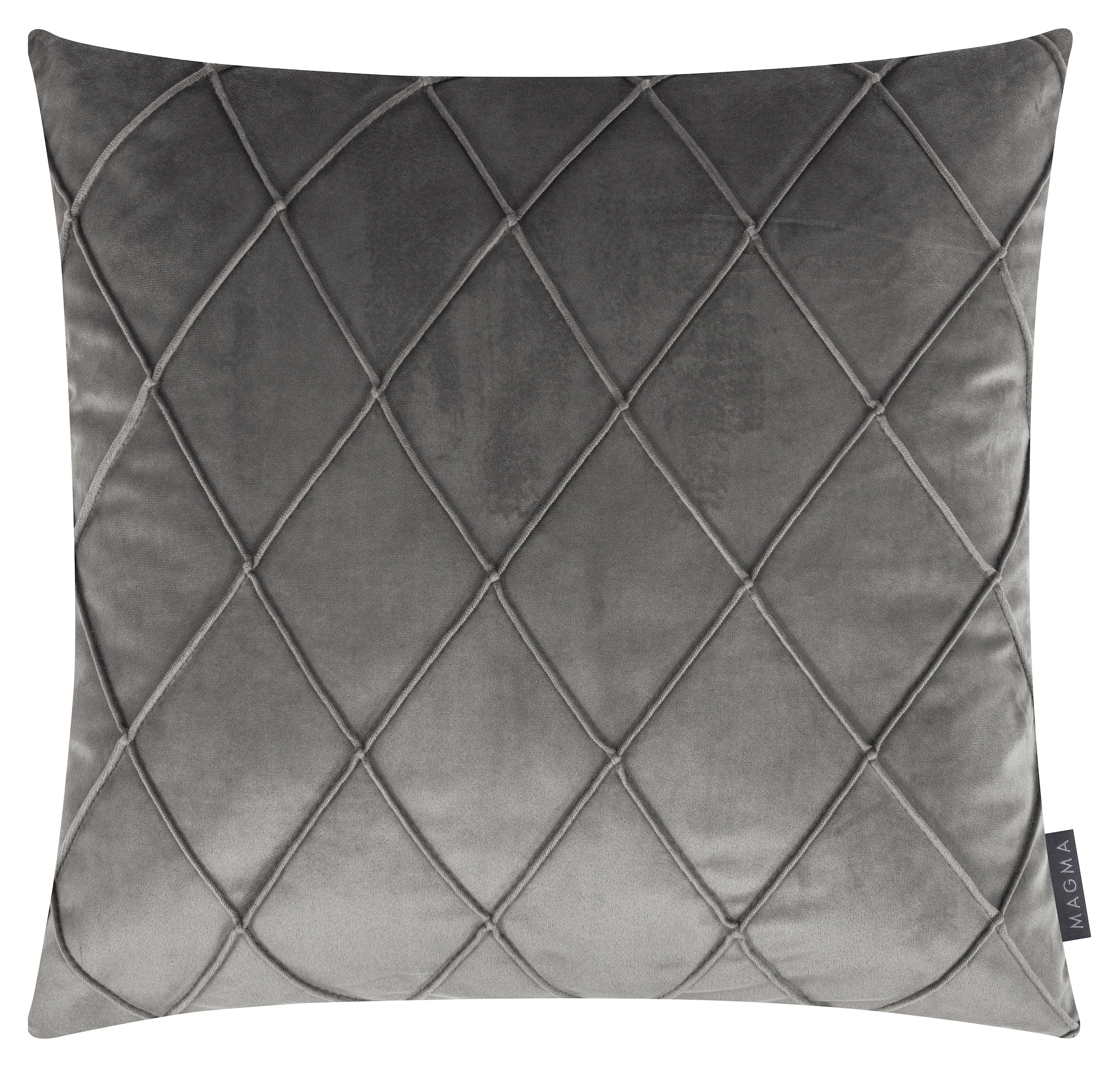Magma Heimtex Dekokissen "NOBLESS" 50x50cm, Kissenhülle, Rauten-Steppung, modern, luxuriösen Look