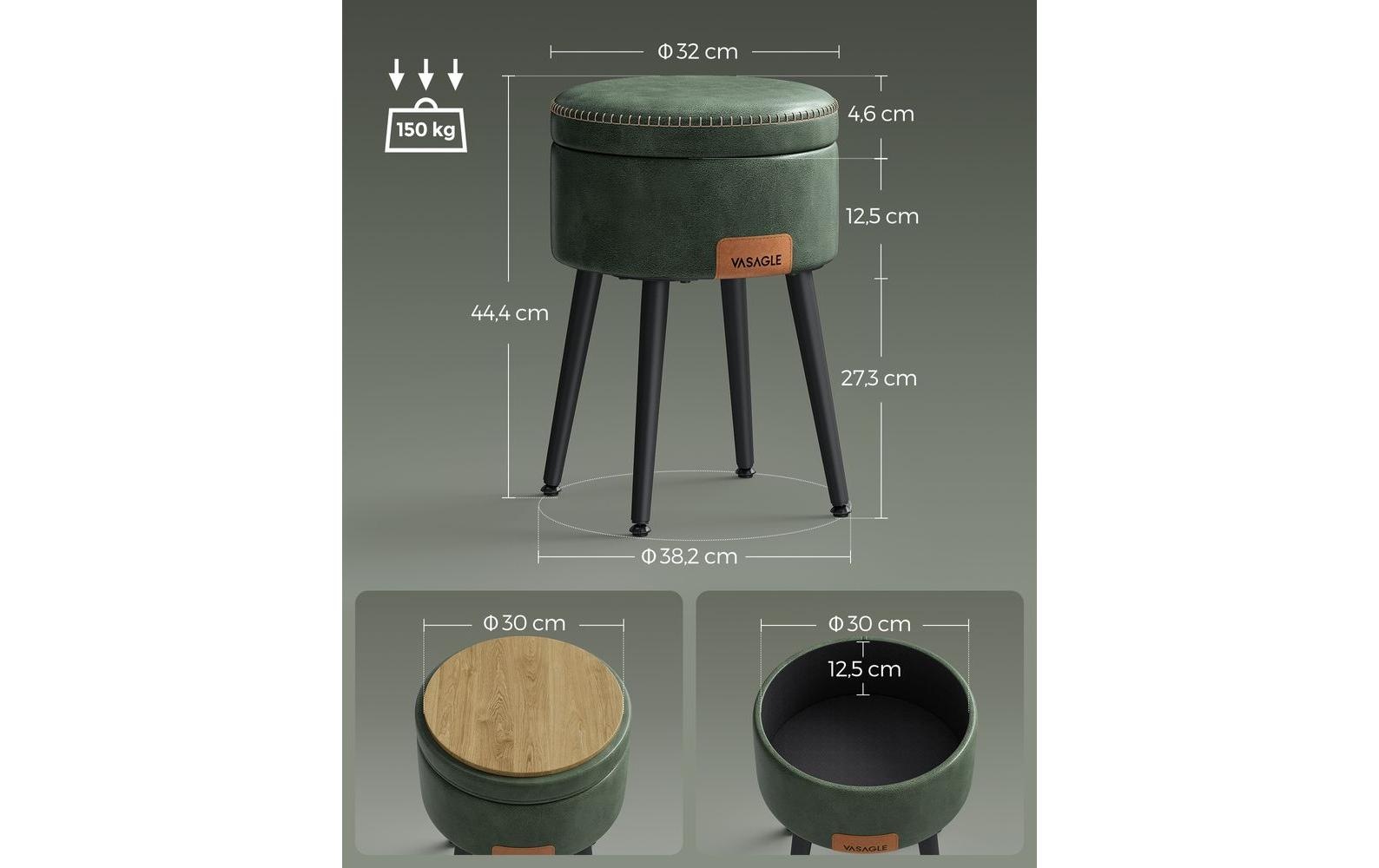 VASAGLE Hocker »32 cm«