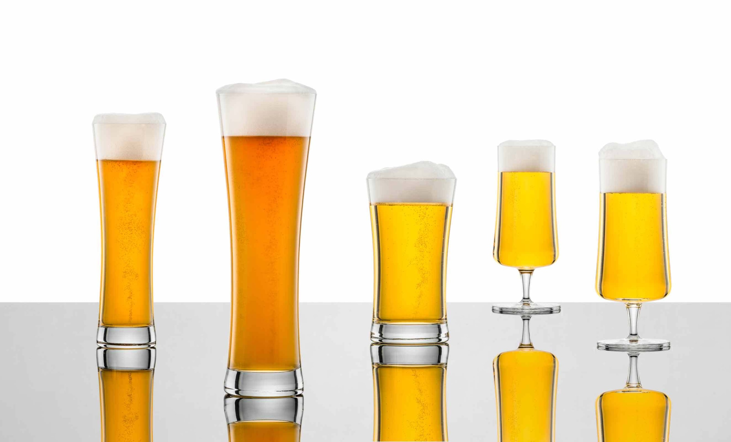 SCHOTT-ZWIESEL Bierglas »Weizenbiergläser Beer Basic 0,3 Liter 6er Set transparent«