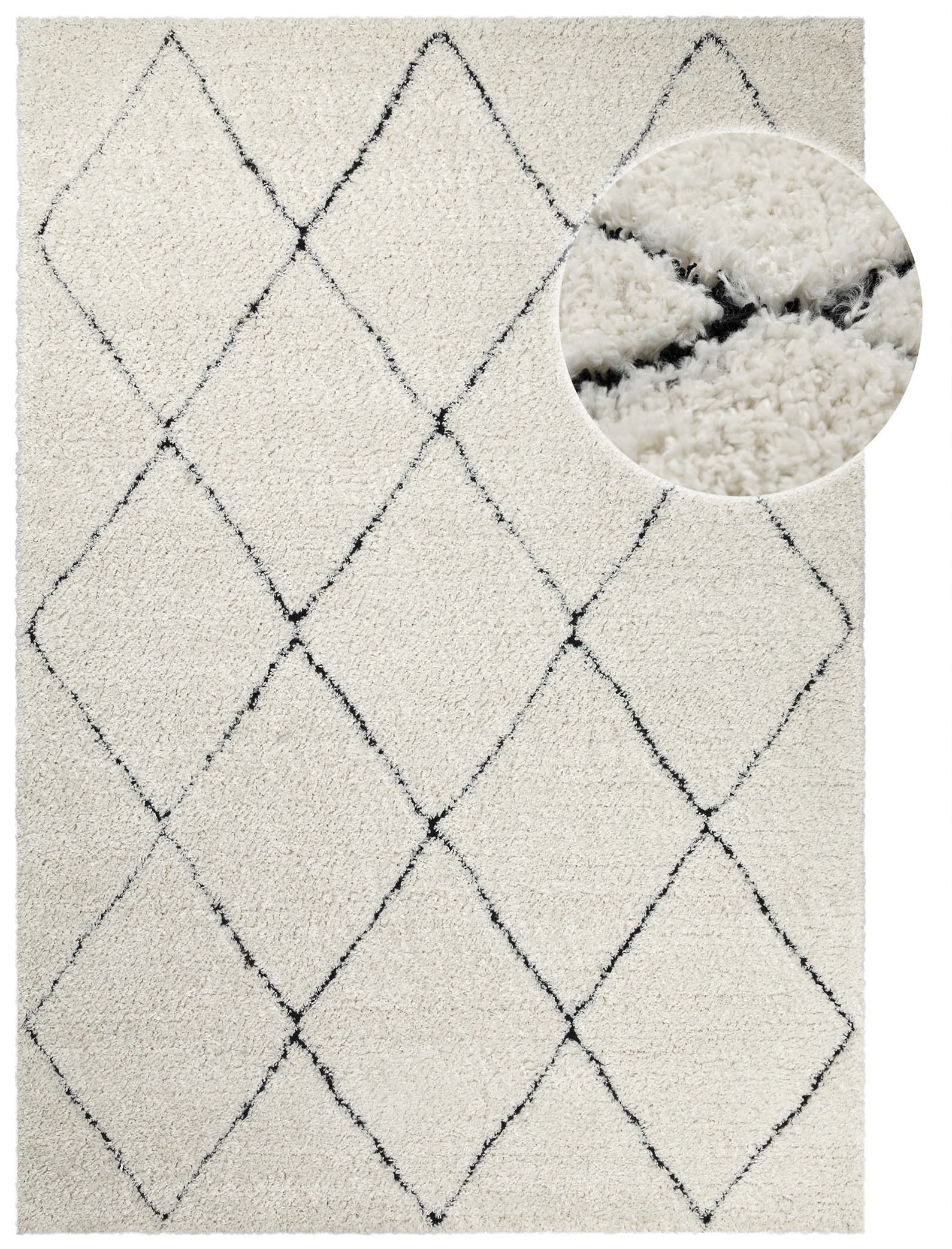 OTTO home Hochflor-Teppich "Aveline, auch als Läufer erhältlich" rechteckig günstig online kaufen