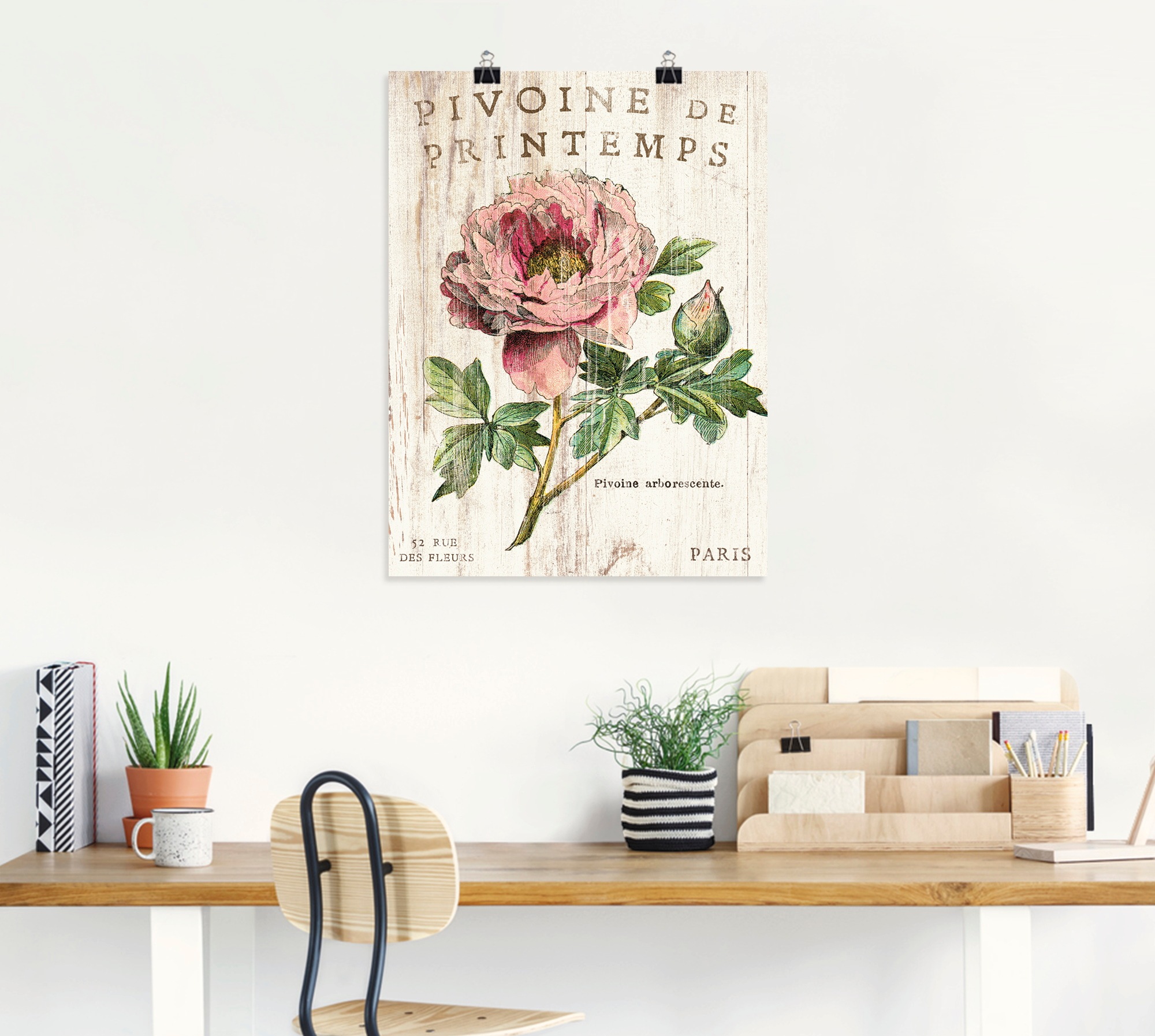 Artland Poster »Pfingstrose« Blumen 1 Stk. tlg. als Leinwandbild, Poster, Wandaufkleber in verschied. Größen