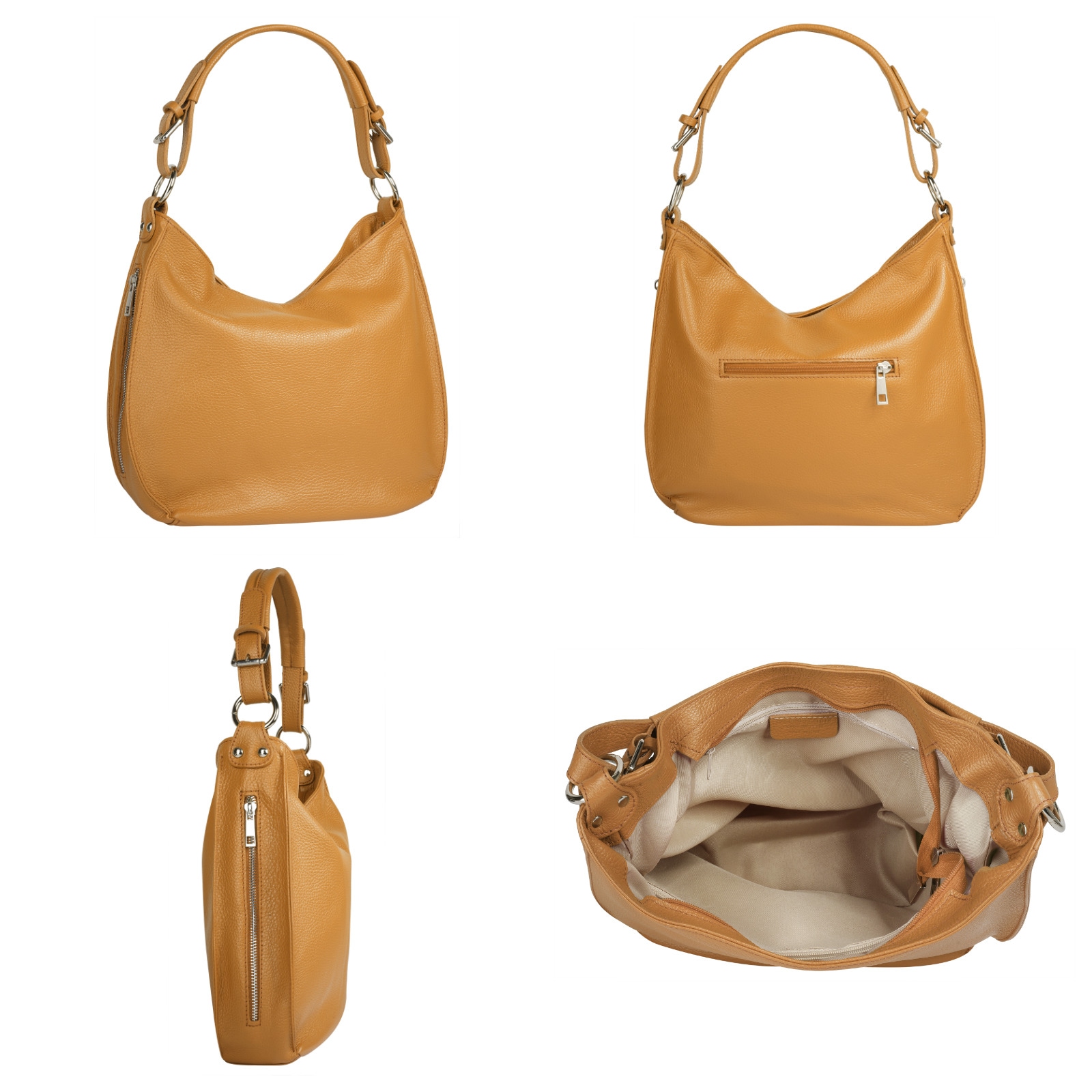Samantha Look Shopper, echt Leder, Made in Italy