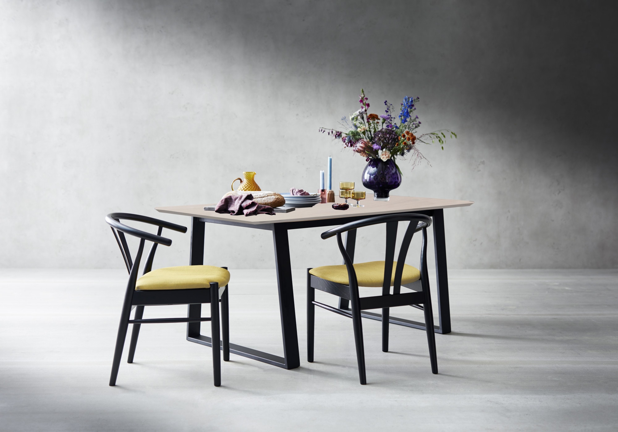 Hammel Furniture Esstisch "Meza Designtisch mit Auszugsfunktion und 2 Einle günstig online kaufen