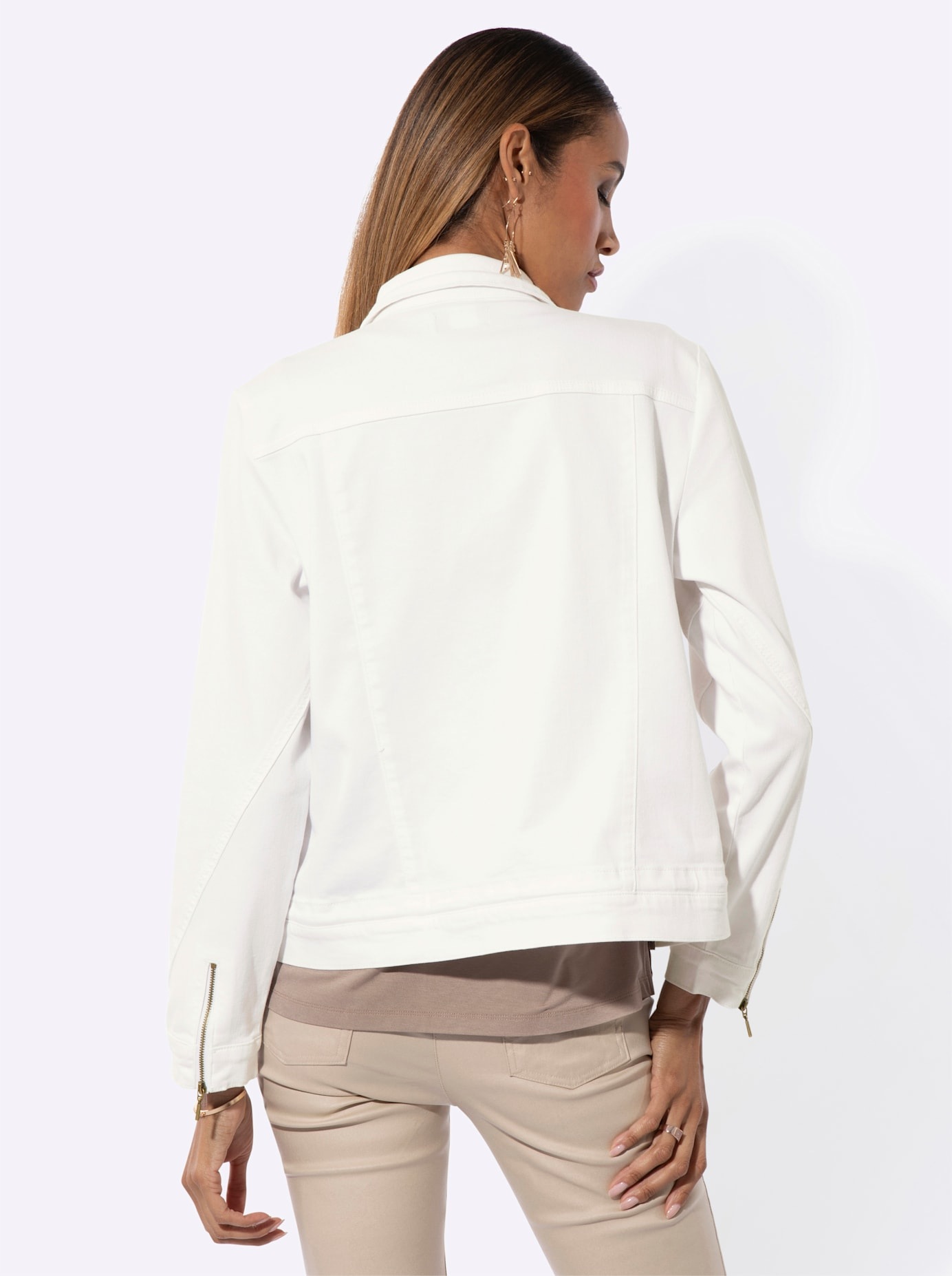 Thumbnail - creation L Jeansblazer "Baumwoll-Lyocell-Jeansjacke"