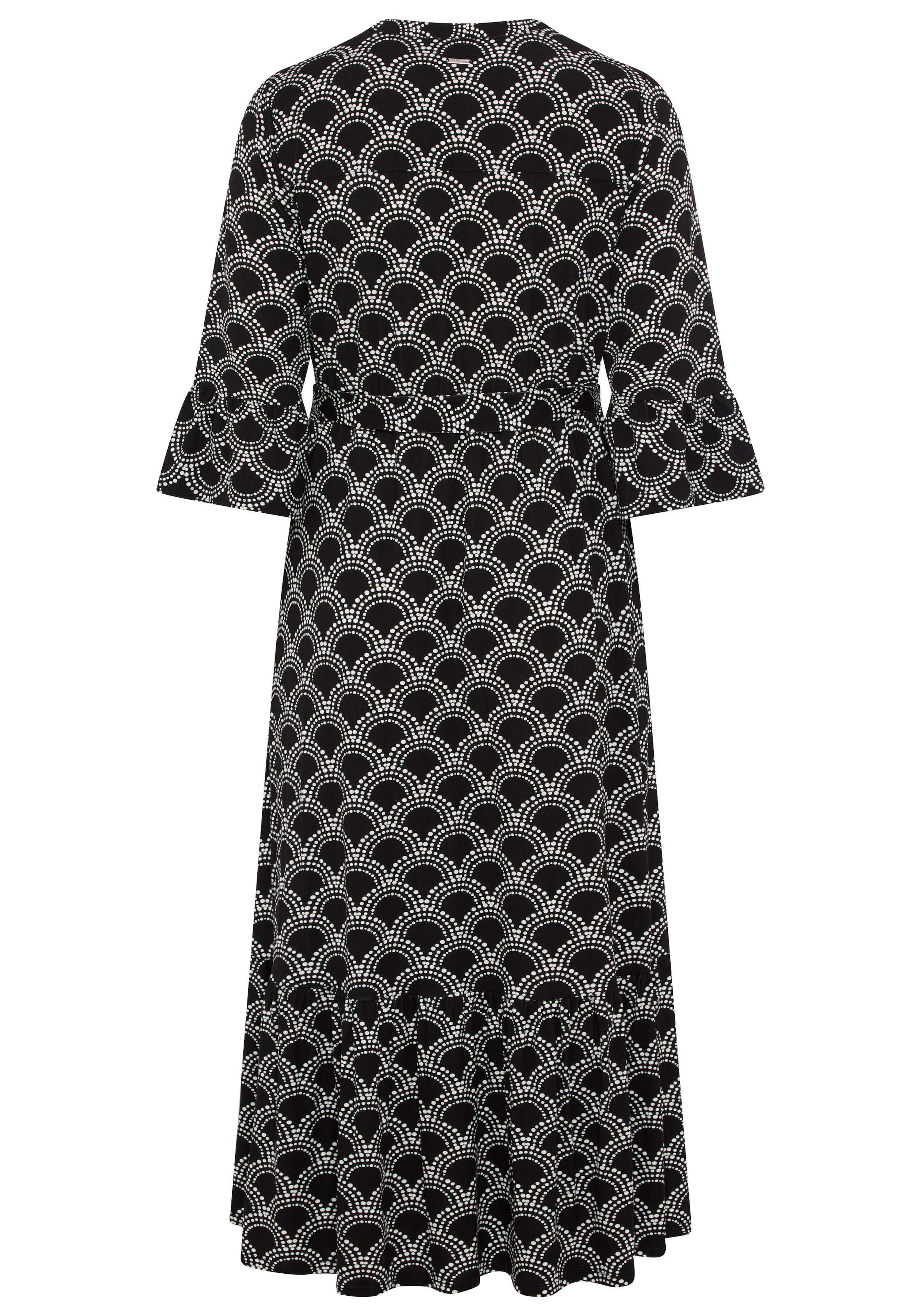 Laura Scott CURVE Maxikleid »Große Größen« Maxikleid knöchellang, aus elastischer Viskosemischung