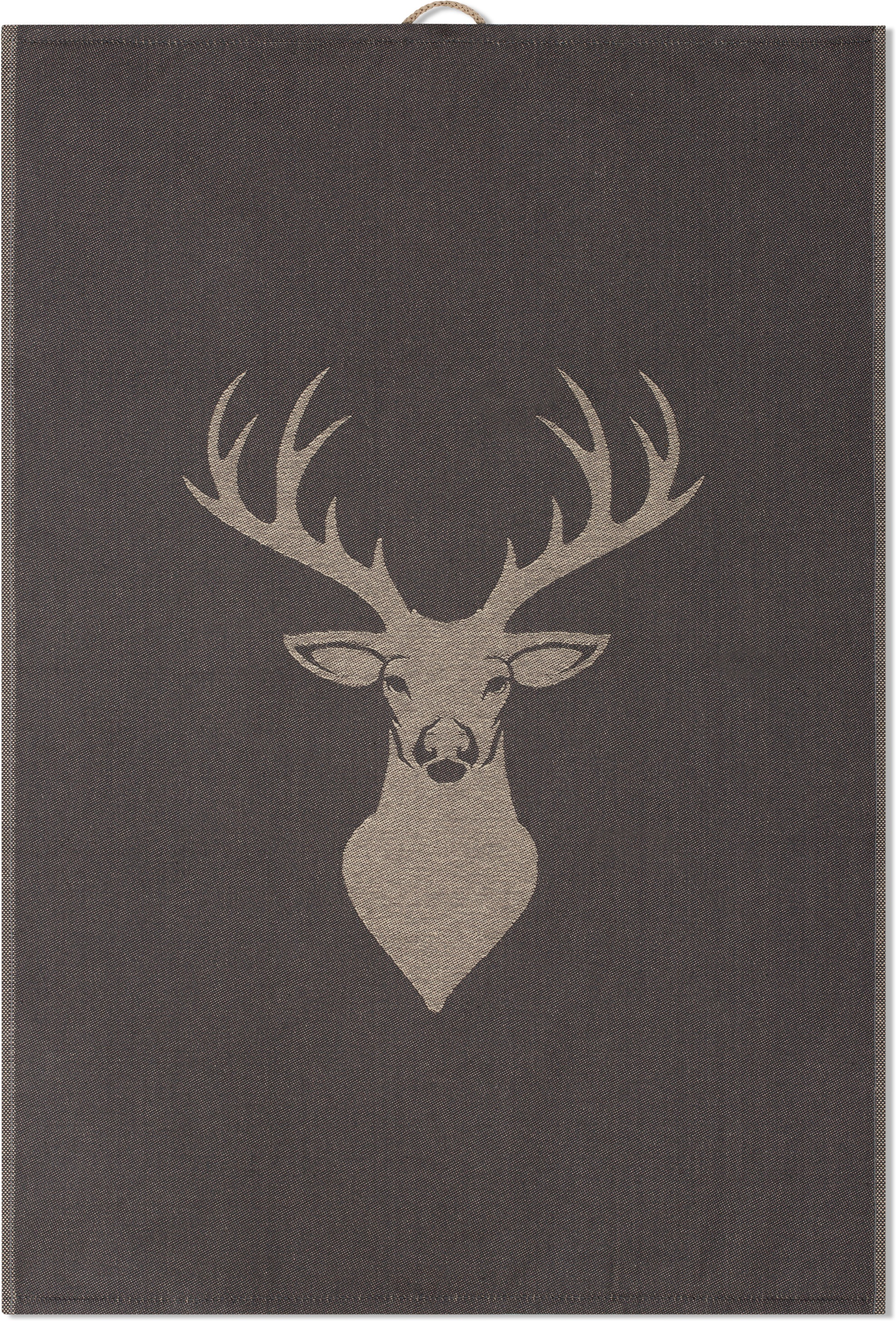 ROSS Geschirrtuch "2er-Set Hirsch + Hirsch, allover"