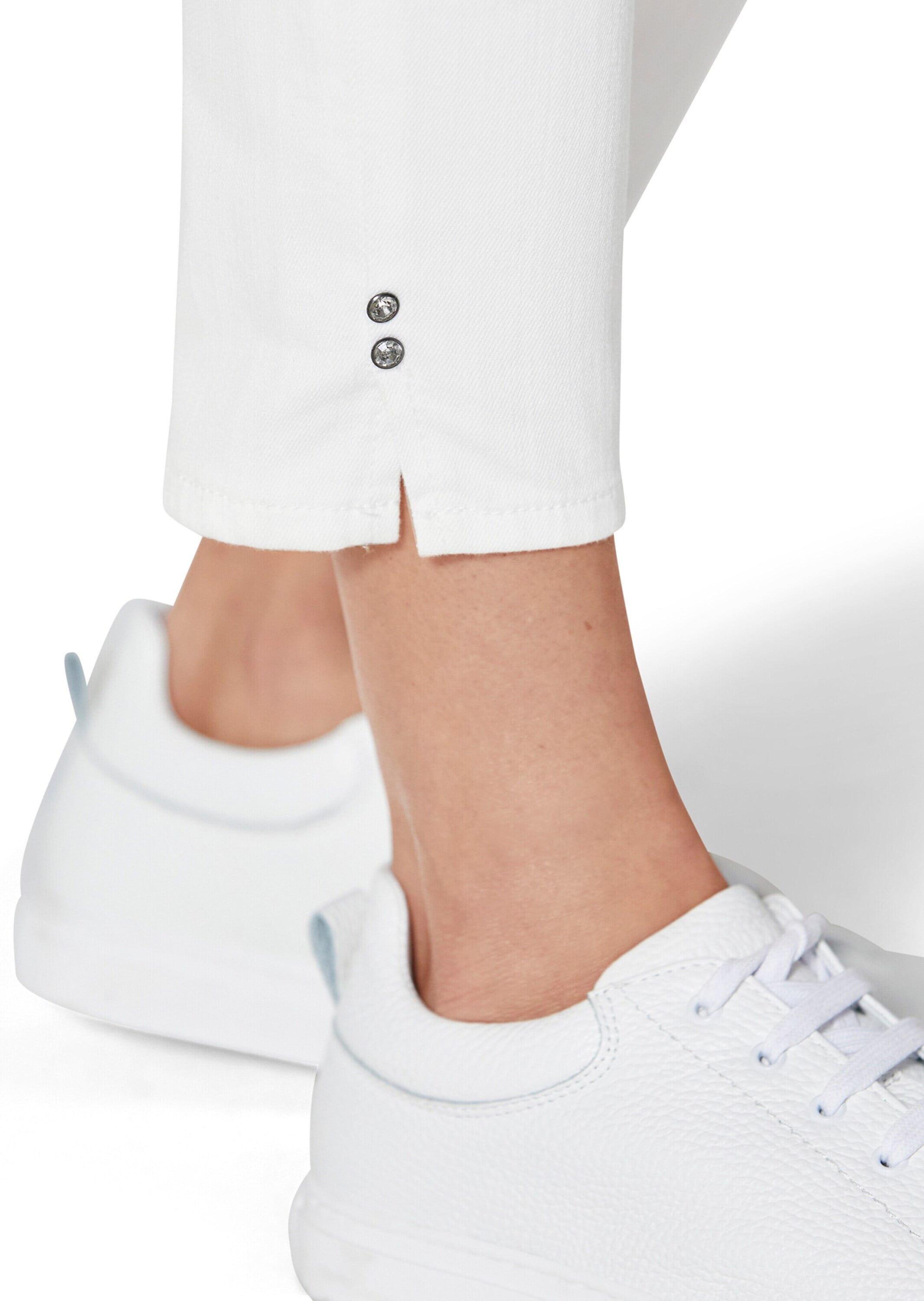 MADELEINE Regular-fit-Jeans »7/8 Jeans Schlanke 7/8-Jeans mit Strass-Dekoration«