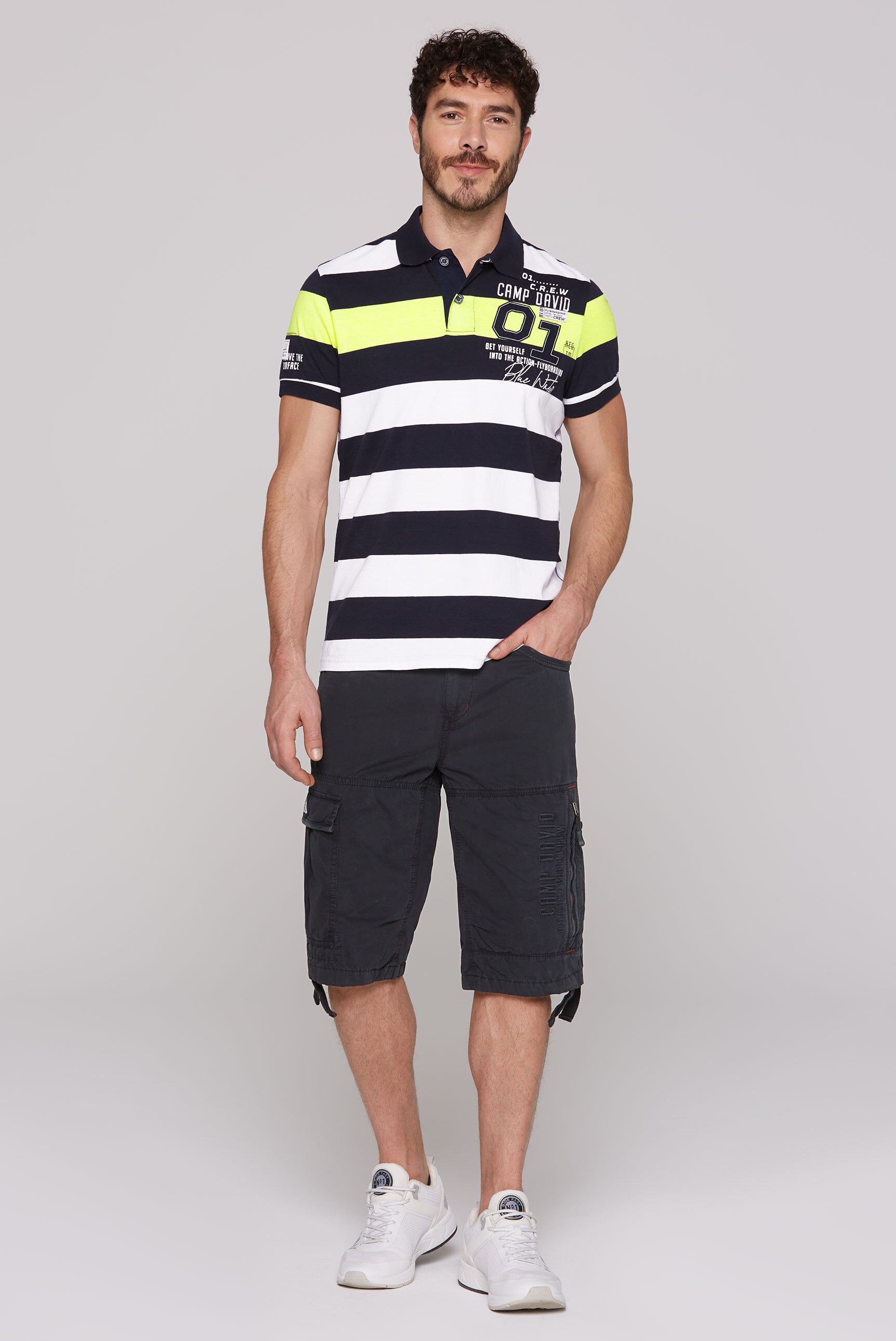 Thumbnail - CAMP DAVID Poloshirt, aus Baumwolle