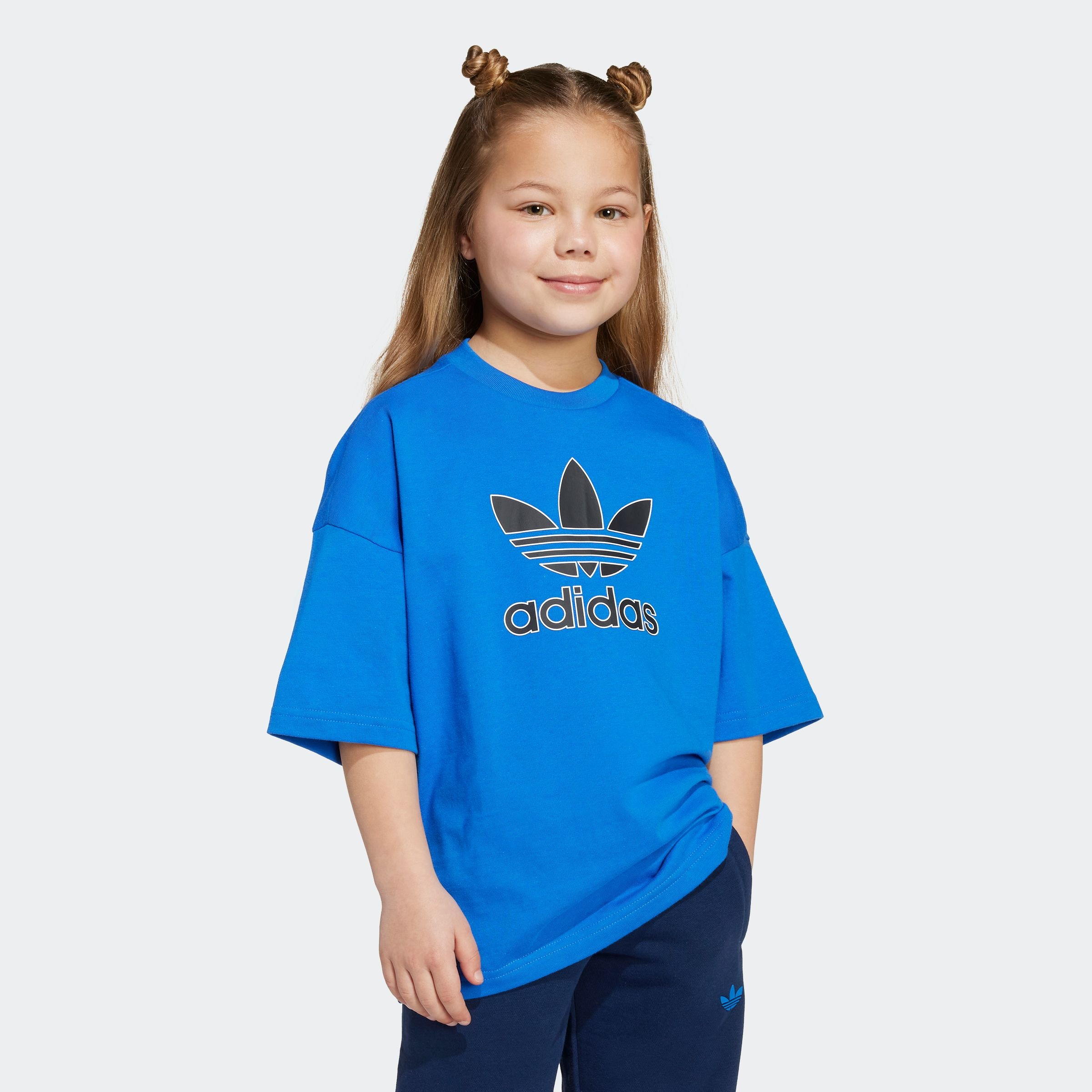 Thumbnail - adidas Originals T-Shirt "TREFOIL KIDS" lockere Passform, für Kinder, aus Baumwolle, mit Single Jersey
