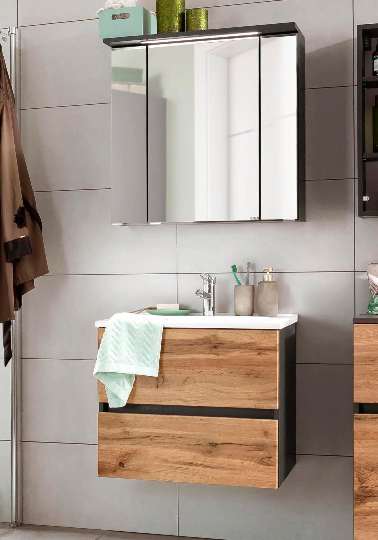 welltime Badmöbel-Set "Lucca" 2 Stk. tlg. günstig online kaufen