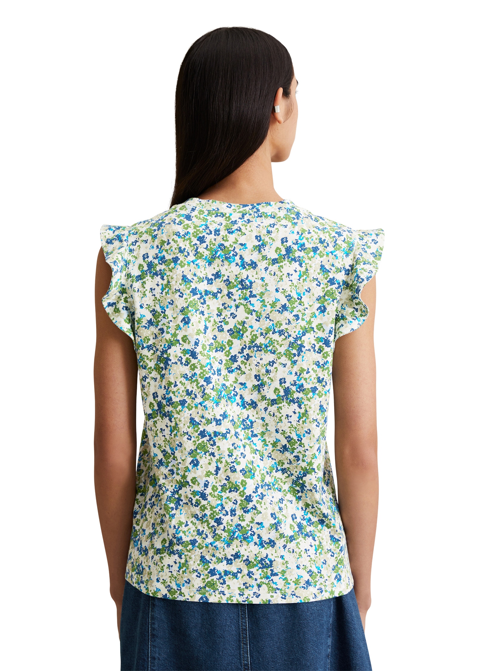 Marc O'Polo DENIM T-Shirt »mit Allover-Print«