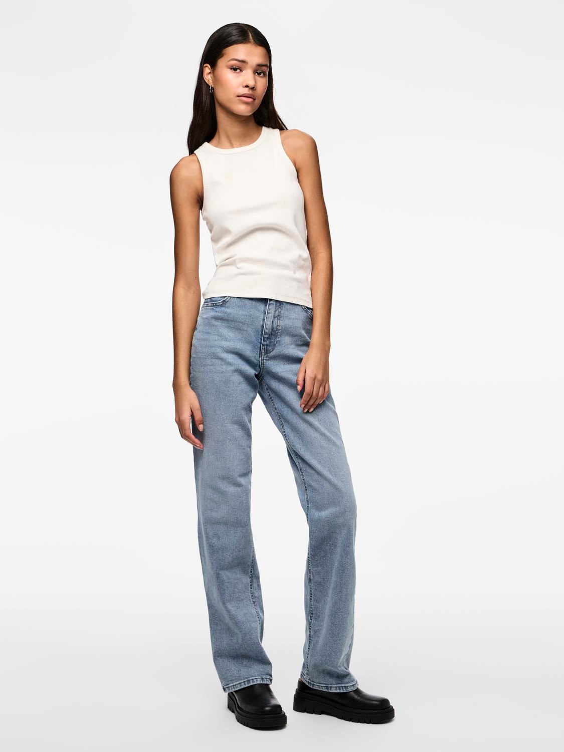 pieces Straight-Jeans »PCKELLY HW STRAIGHT JEANS LB302 NOOS«