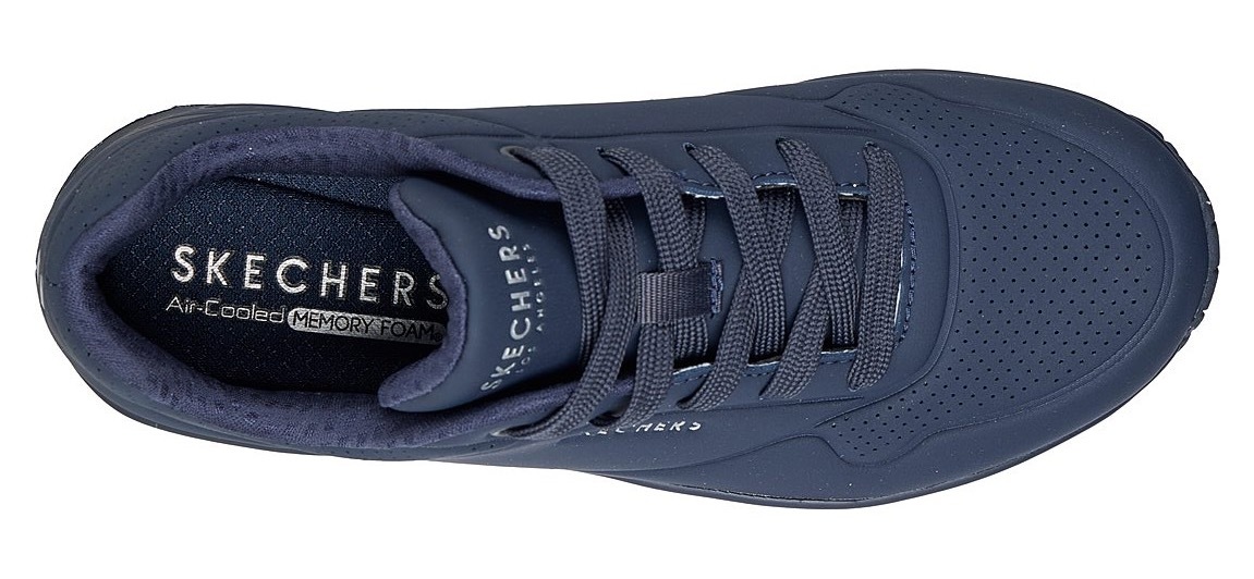 Skechers Wedgesneaker »UNO STAND ON AIR«, Freizeitschuh, Halbschuh, Schnürschuh weich gepolsterte Innensohle
