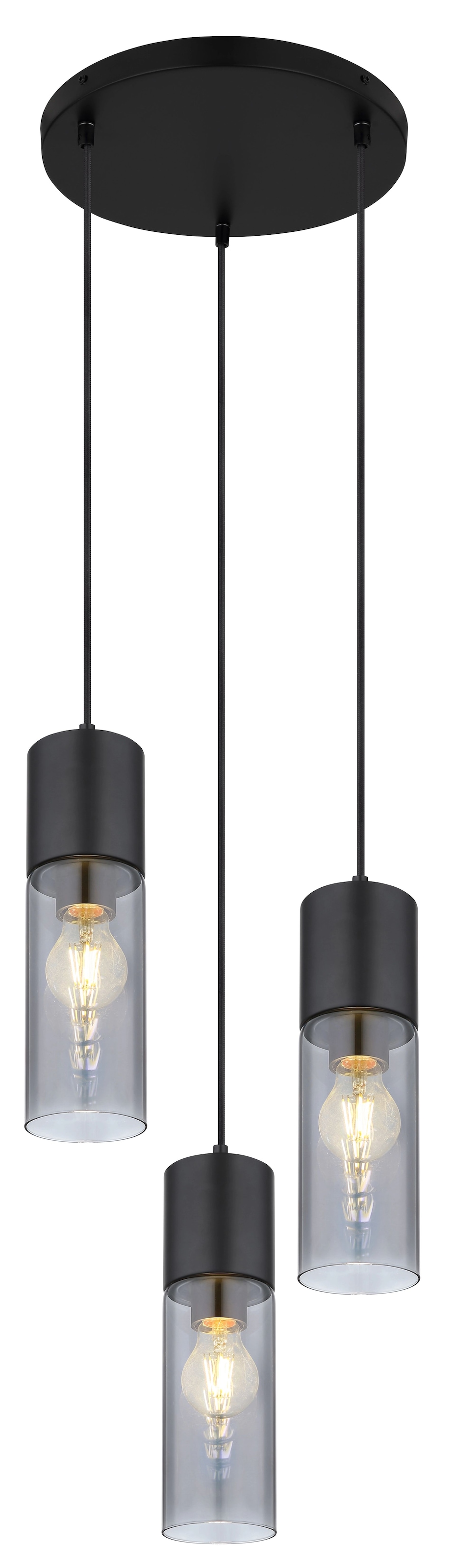 GLOBO LIGHTING Hängeleuchte »ANNIKA«, Leuchtmittel E27 | ohne Leuchtmittel, kürzbar