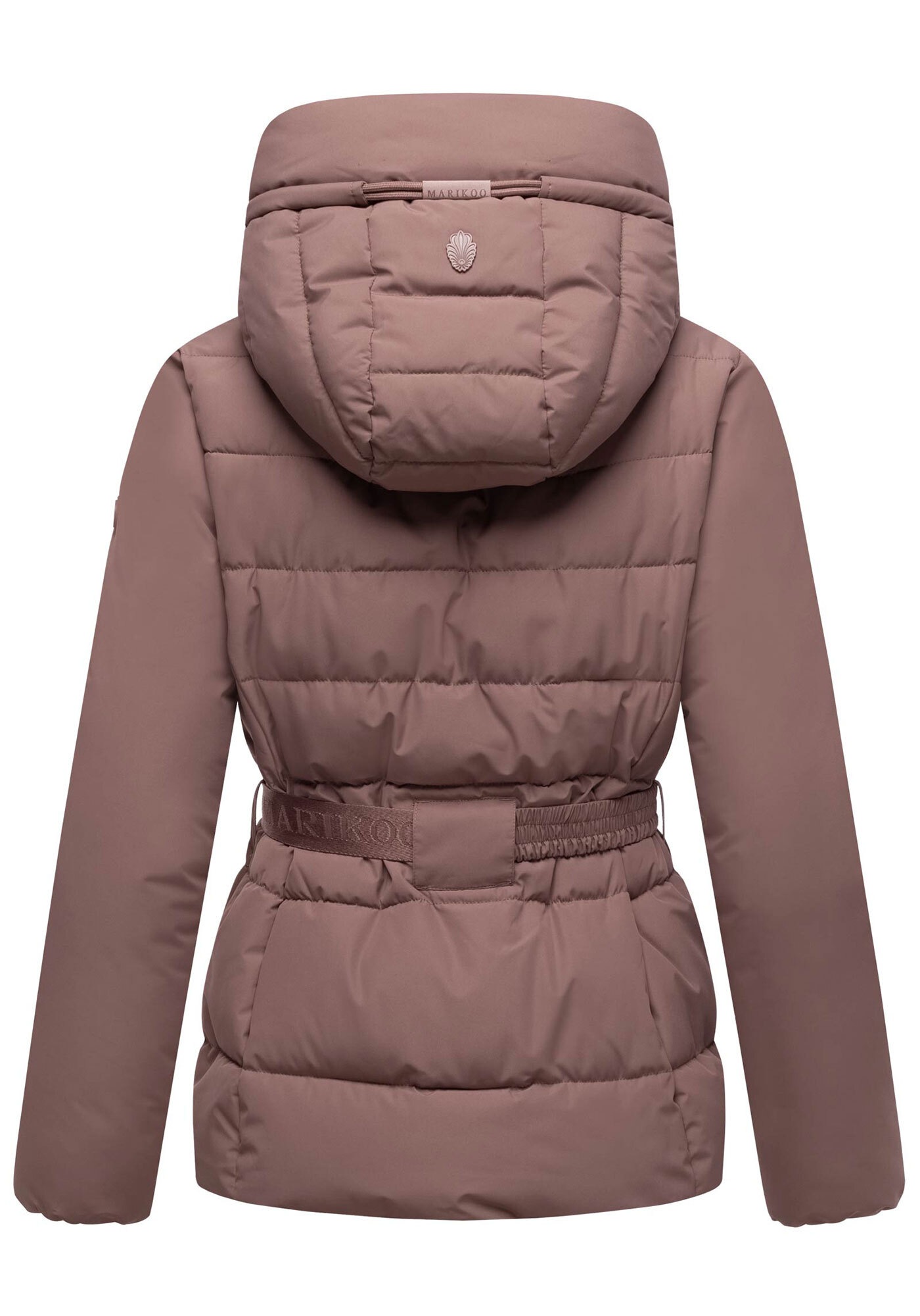 Marikoo Winterjacke »Himee« mit praktischem Taillengürtel und robuster Klickschnalle