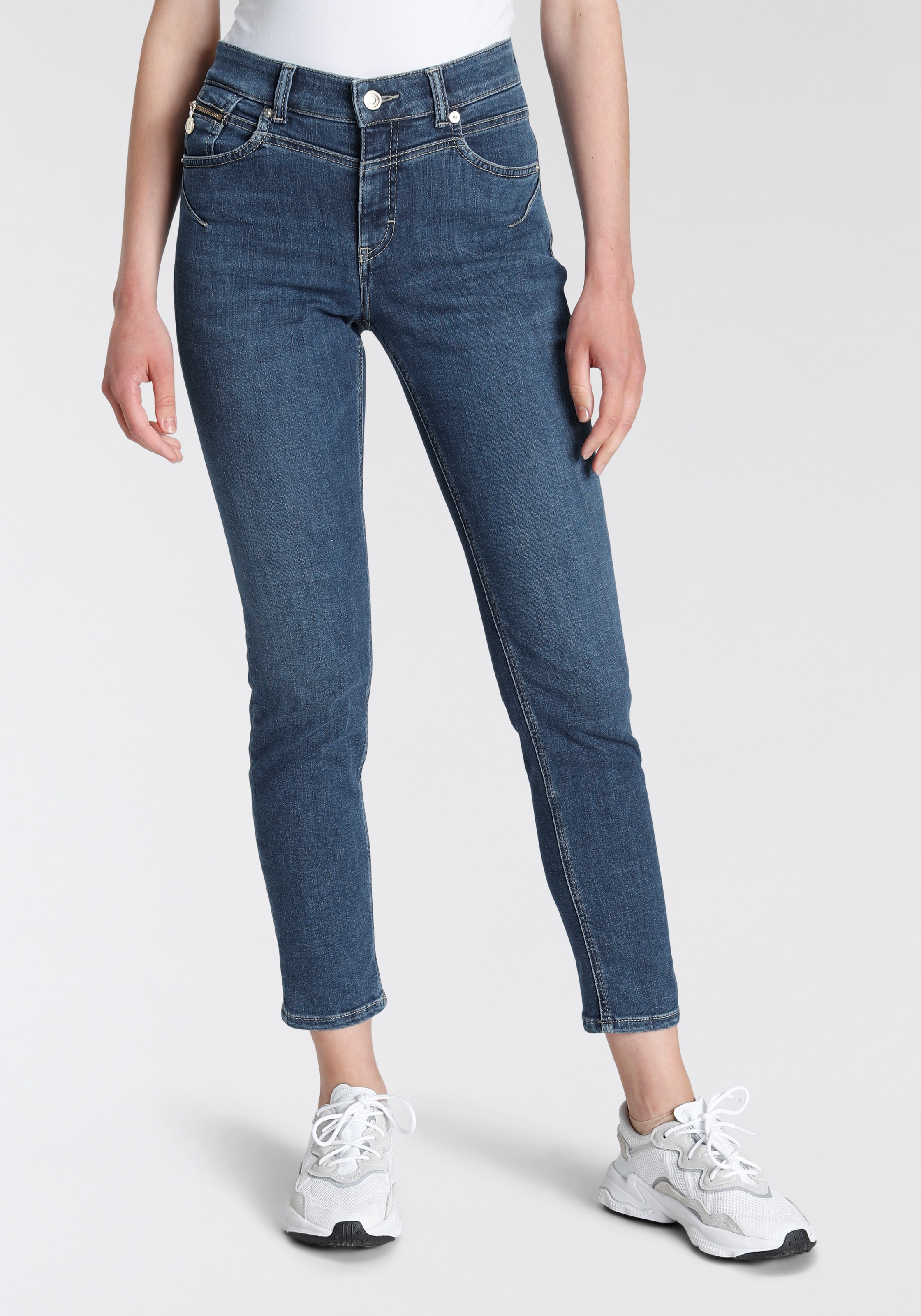 MAC Slim-fit-Jeans "Rich-Slim", Robuste strukturierte Denimqualität günstig online kaufen