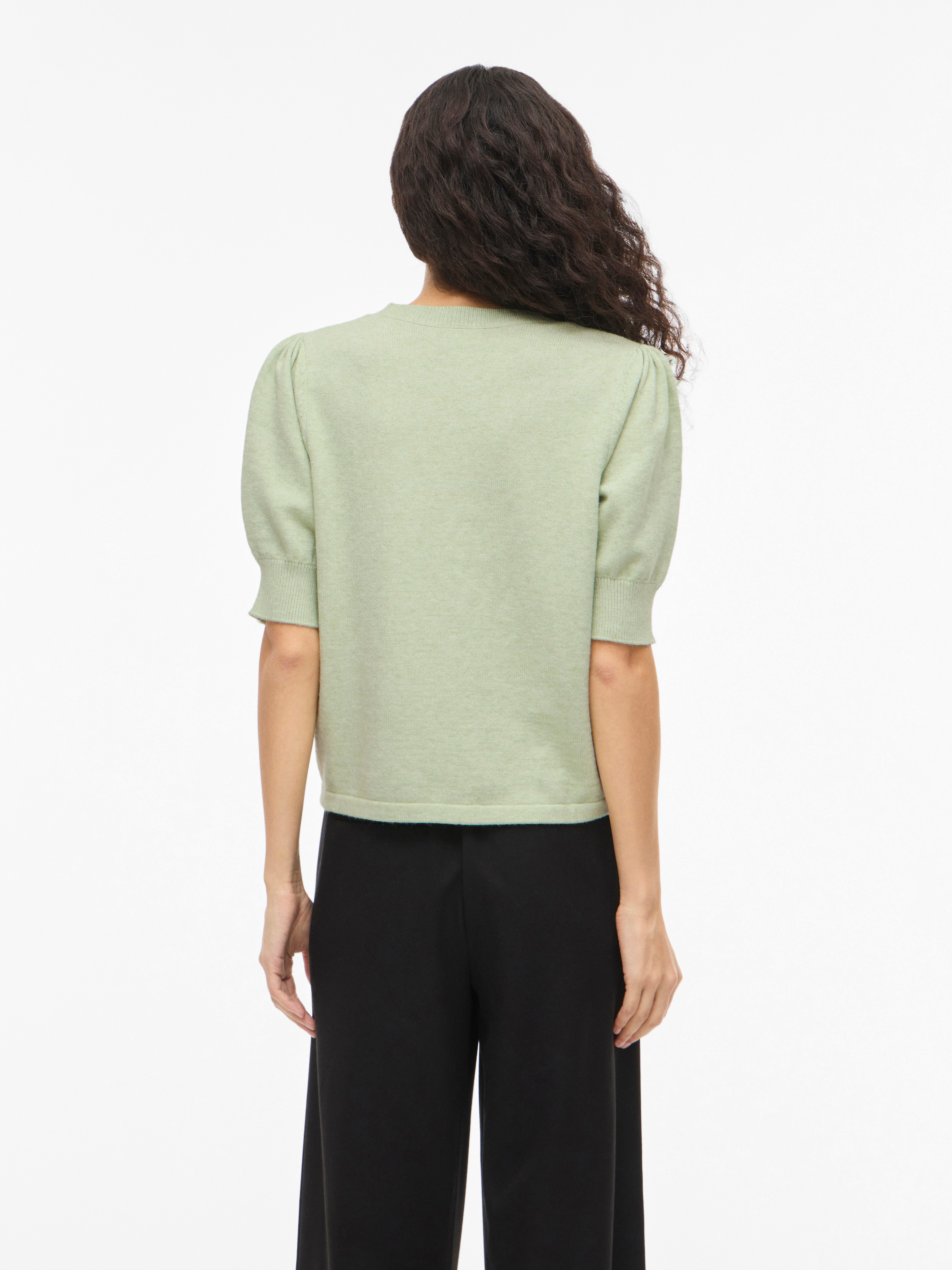 Thumbnail - Vila Strickpullover "VIRIL 2/4 SLEEVE O-NECK KNIT TOP - NOOS"