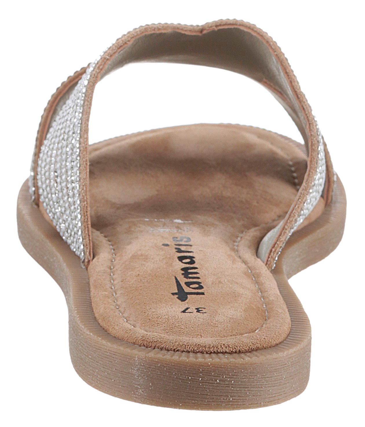 Tamaris Pantolette, Blockabsatz, Festtagsschuh, Sommerschuh in funkelnder O günstig online kaufen