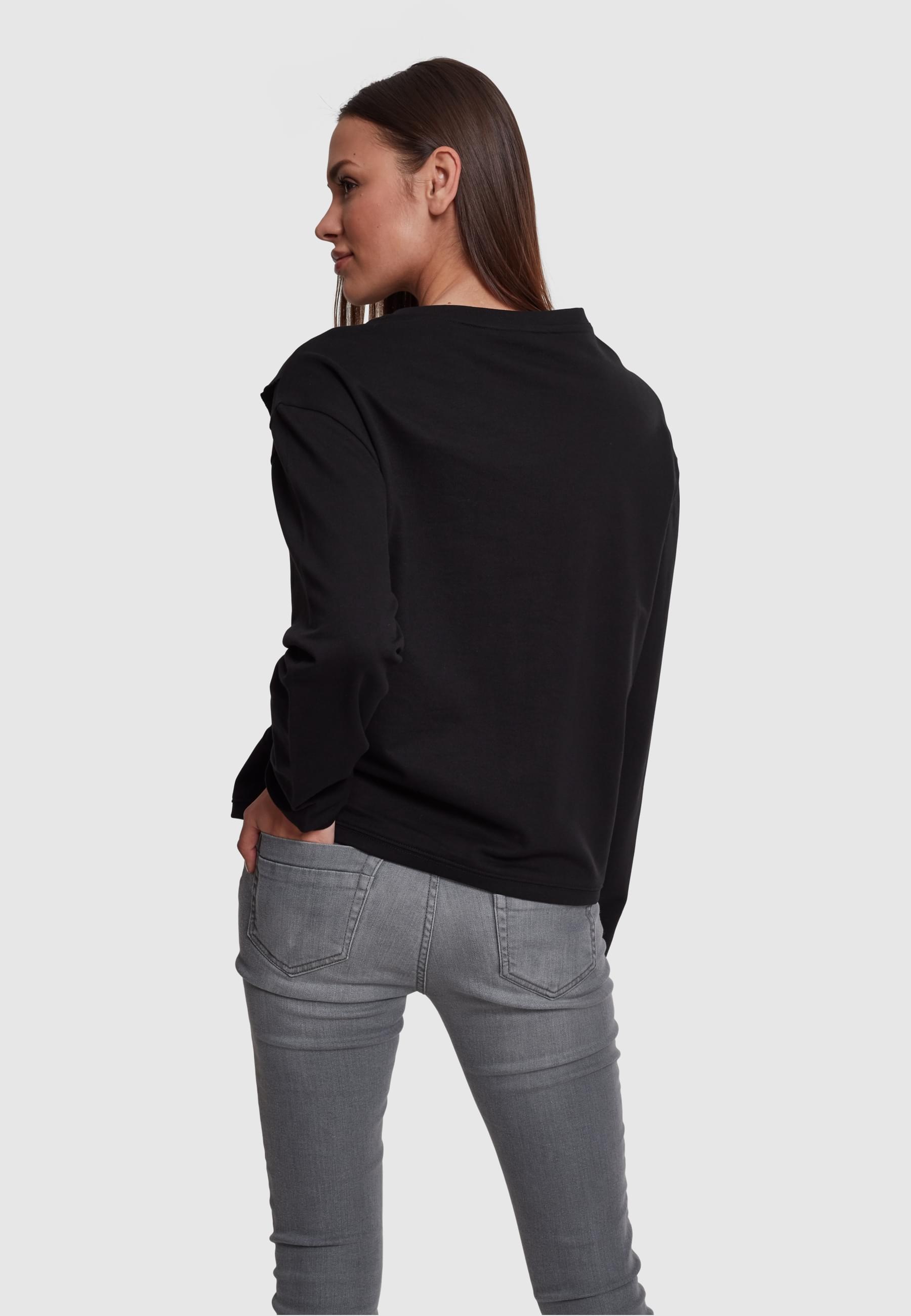 URBAN CLASSICS Sweatshirt »Urban Classics Damen Ladies Terry Volant Crew«, (1 tlg.)