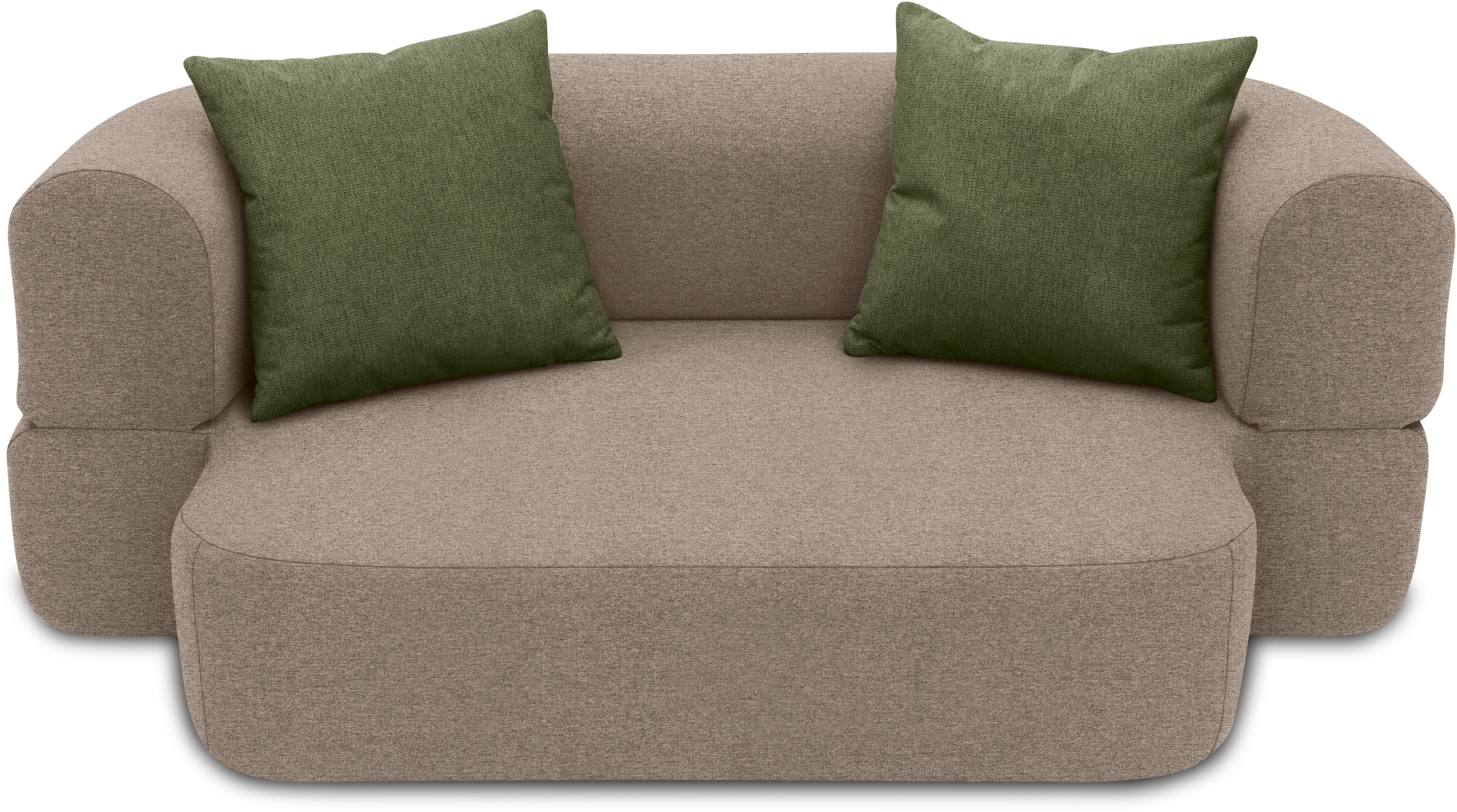 INOSIGN Schlafsofa "Denair oval Federkern, Bettsofa, organisches Design. Br günstig online kaufen