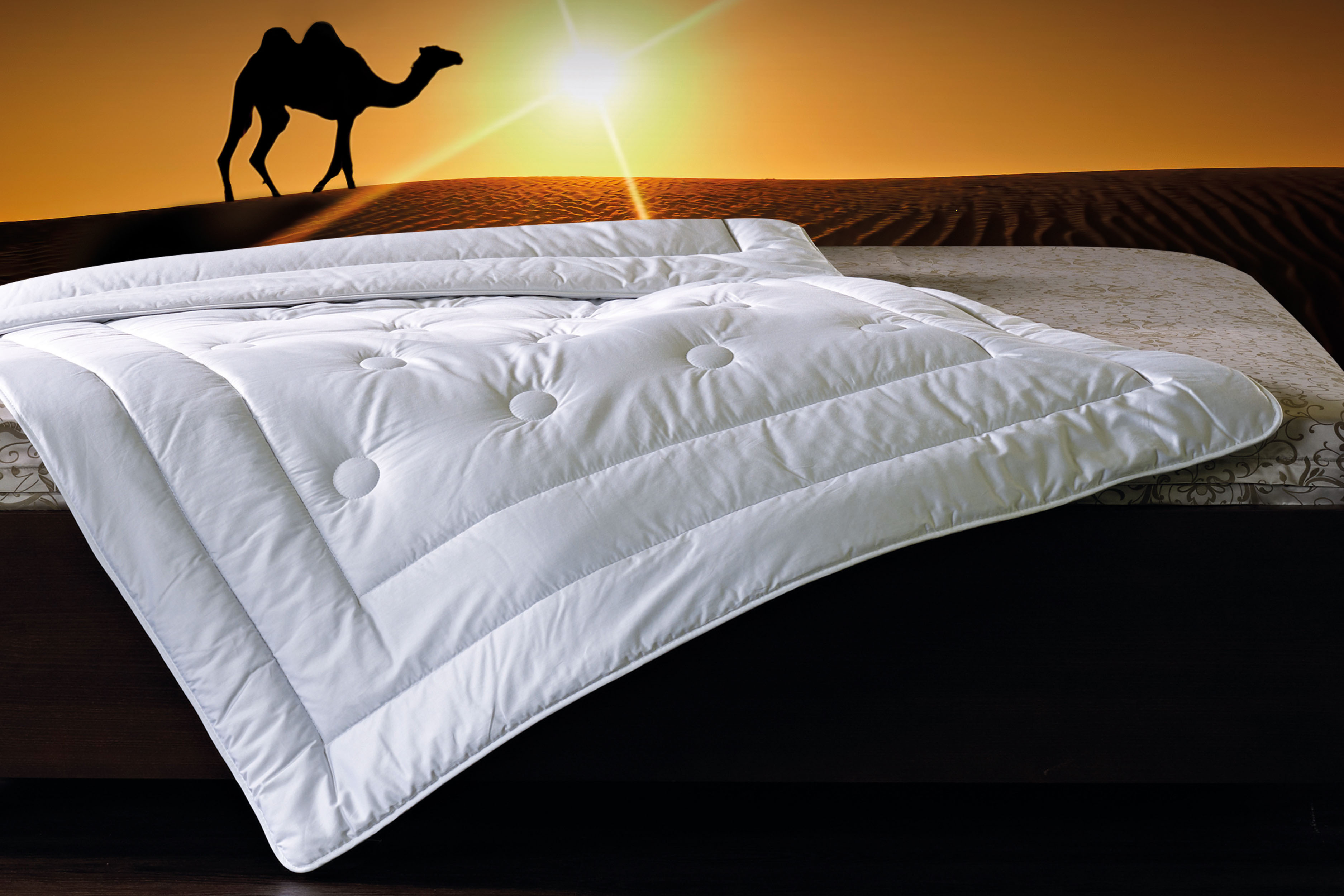 billerbeck "Natur Classic 342 Brilliant, Bettdecken für Sommer und Winter, Decke" leicht Füllung Kamelhaar 1 Stk. tlg. Die temparaturregulierende Naturhaardecke