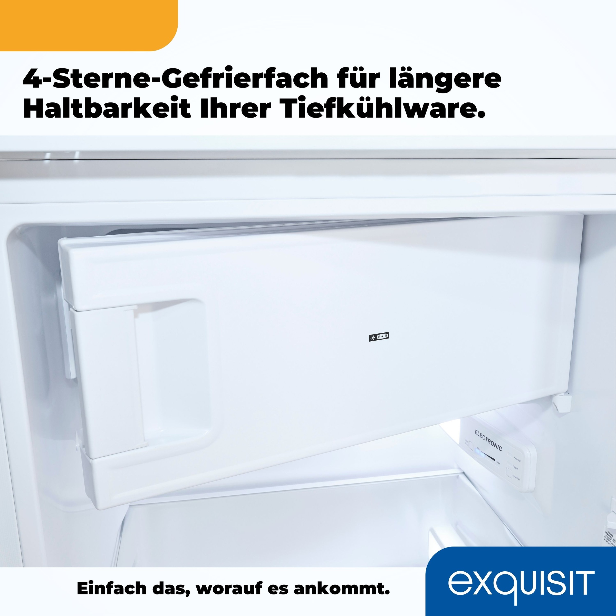 exquisit Einbaukühlschrank »EKS201-4-E-040E« 122,7 cm hoch 54 cm breit Schlepptür