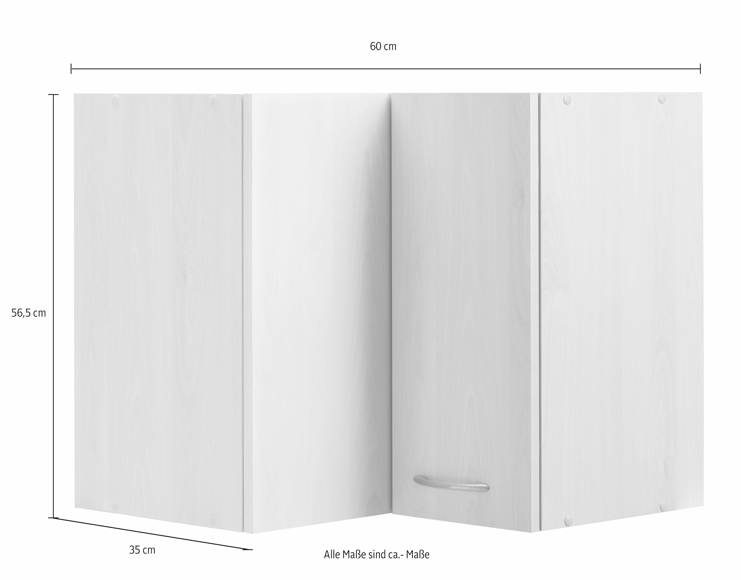 wiho Küchen Eckhängeschrank »Kiel«, | breit BAUR cm 60 kaufen