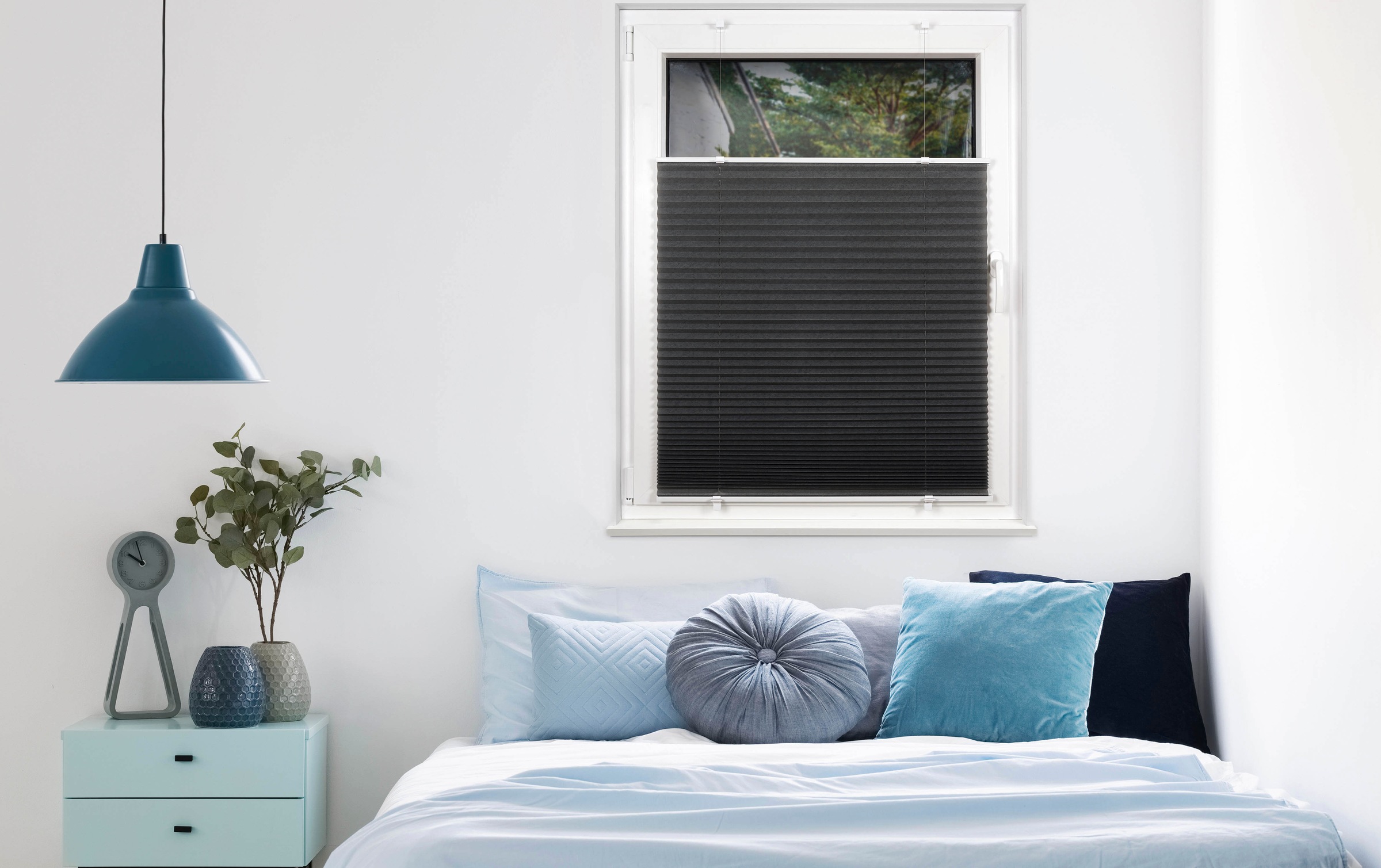 mydeco Plissee "Promo" Lichtschutz ohne Bohren verspannt