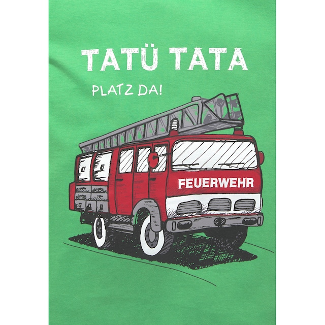 KIDSWORLD T-Shirt »PLATZ DA«, Feuerwehr online kaufen | BAUR