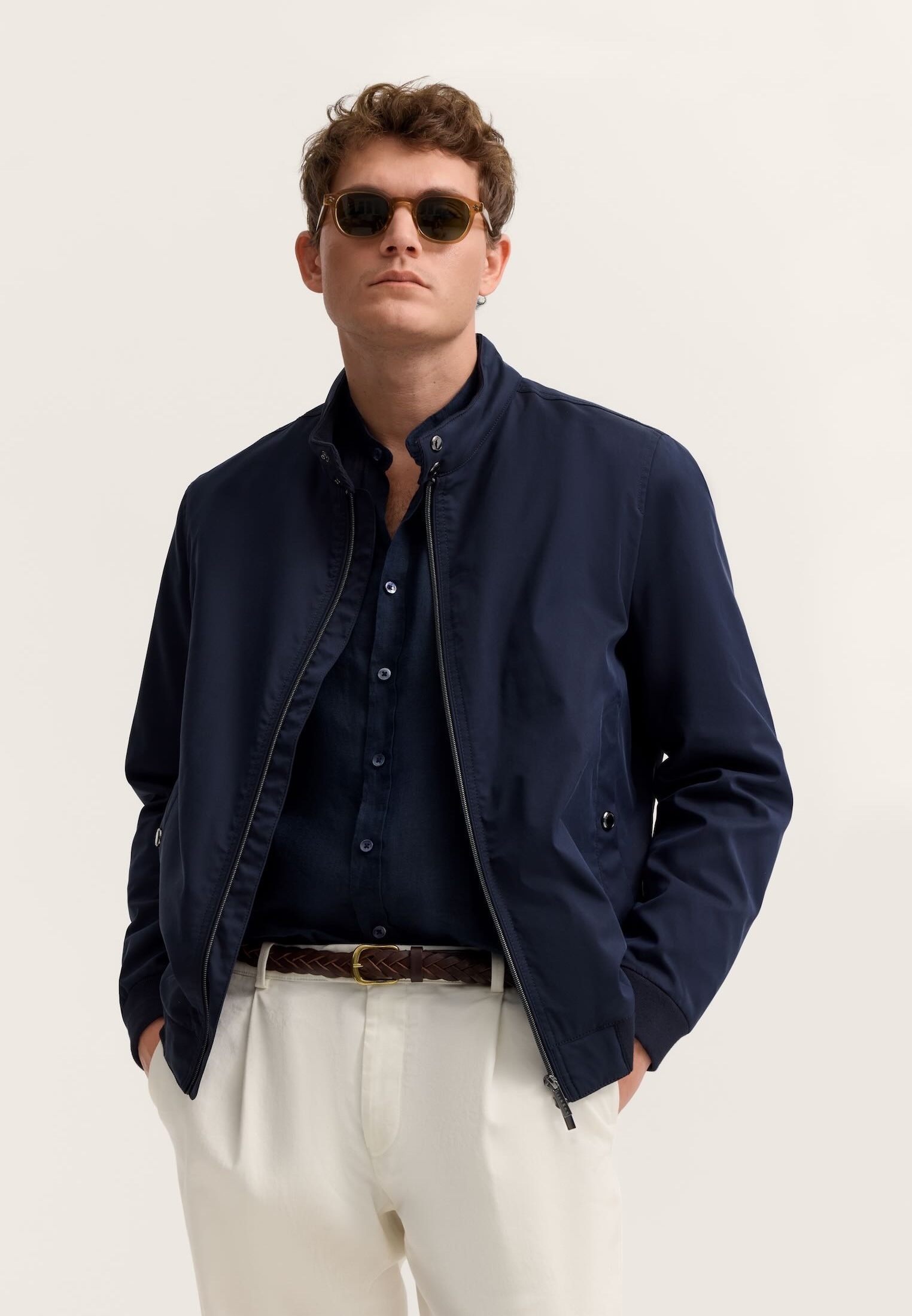 bugatti Blouson "Regular Fit" mit Strick-Einsätzen und Stretch günstig online kaufen