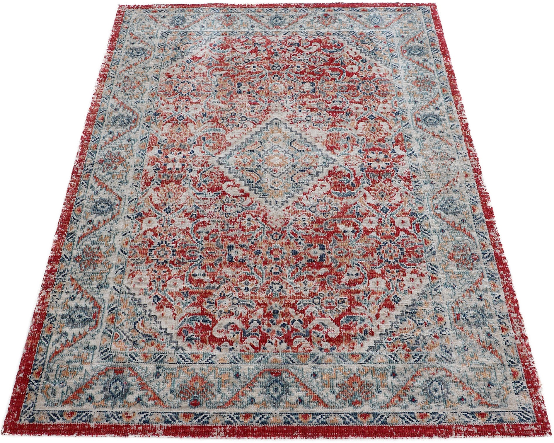 carpetfine Teppich "Noah 1" rechteckig 3 mm Höhe Orient Vintage Look, Wohnz günstig online kaufen