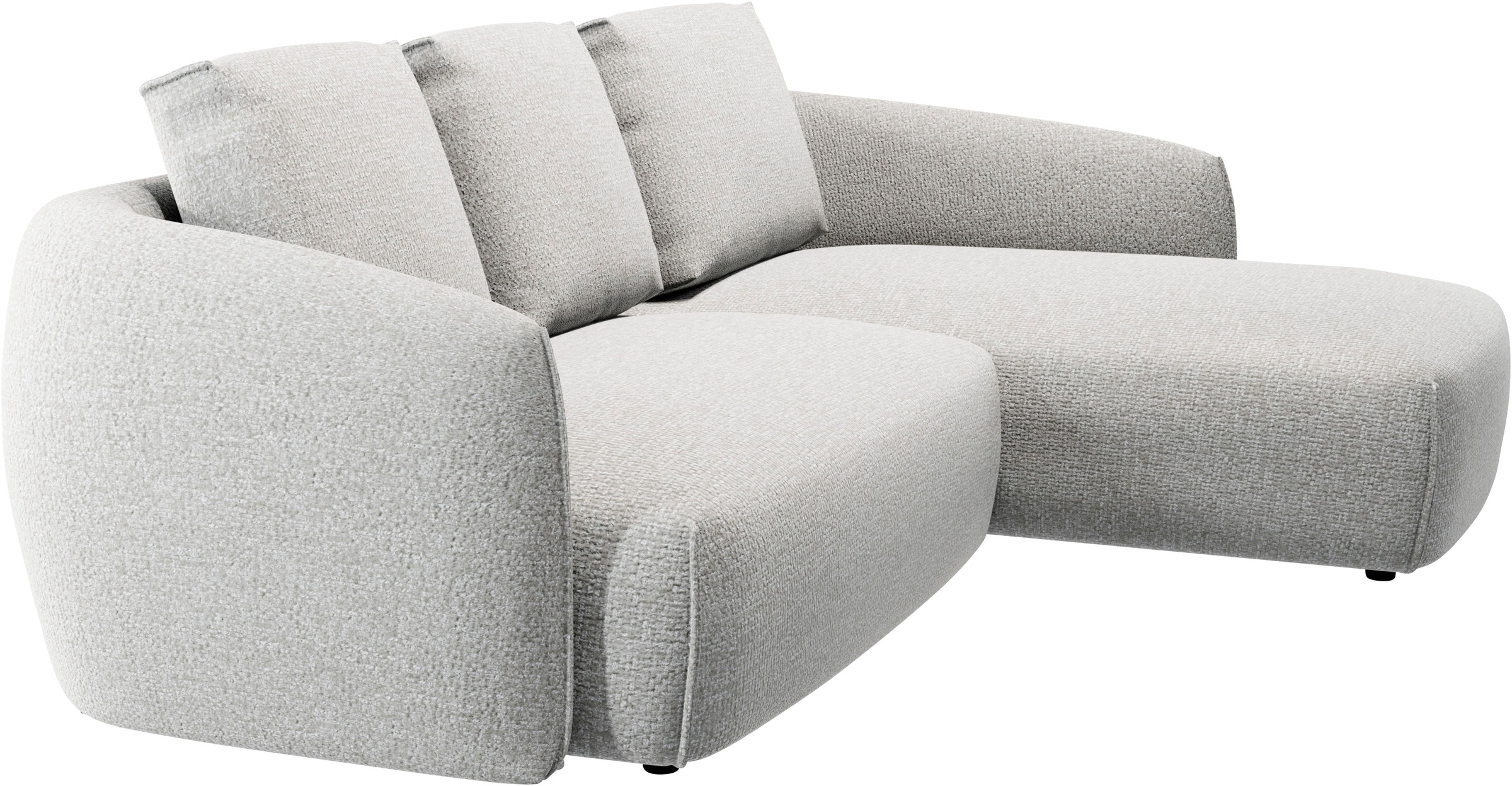 Guido Maria Kretschmer Home&Living Ecksofa »Shawn Designsofa mit elegant geschwungen Armlehnen, L-Form«, bequem, organischer Form, mit hochwertigem Bezug