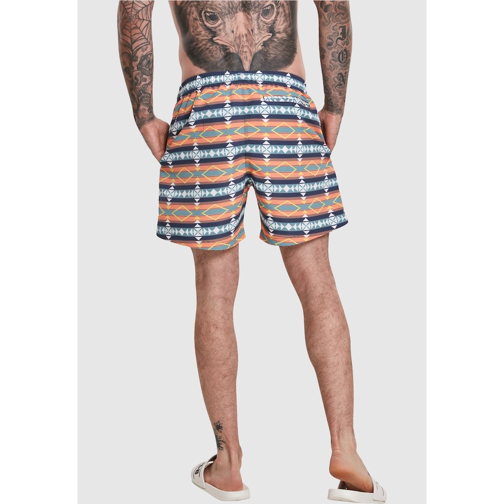 URBAN CLASSICS Badeshorts »Urban Classics Herren Inka Swim Shorts«