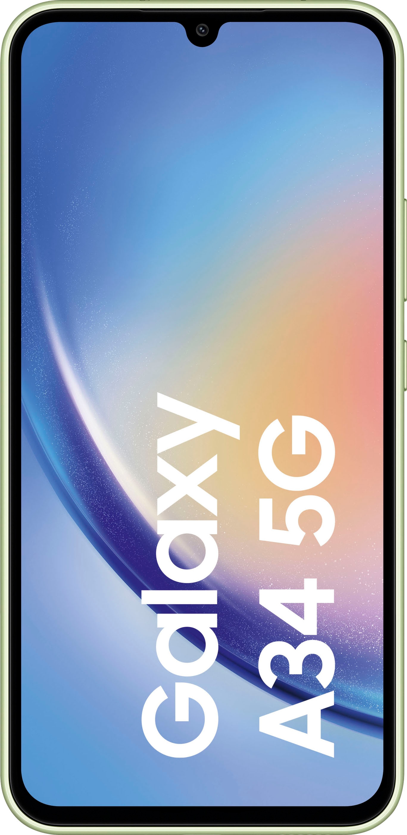 Samsung Smartphone »Galaxy A34 5G 256GB«, leicht grün, 16,65 cm/6,6 Zoll, 256 GB Speicherplatz, 48 MP Kamera