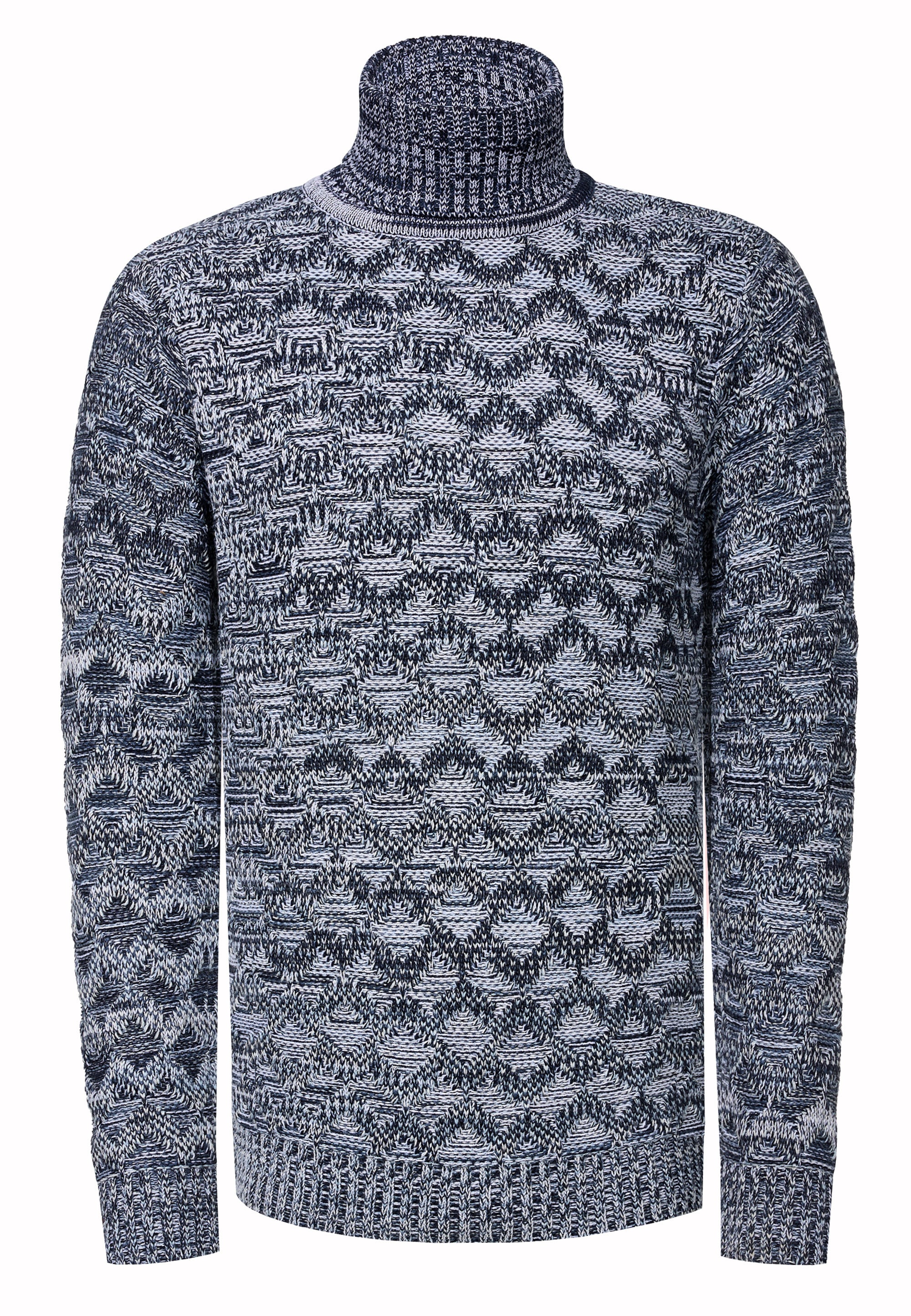 Rusty Neal Strickpullover, mit angesagtem Karo-Design