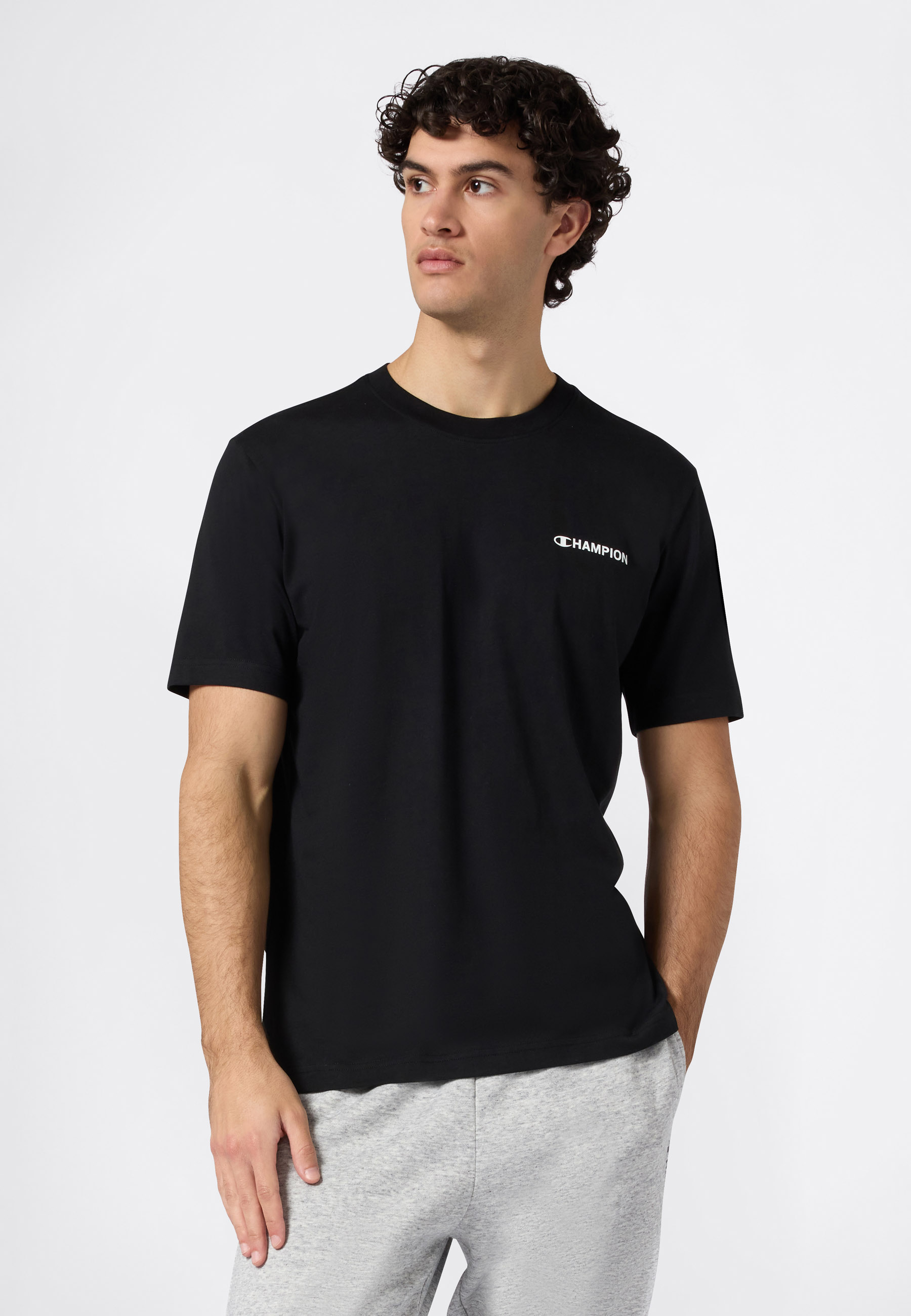 Champion T-Shirt "Graphic Crewneck T-Shirt" mit Rundhalsausschnitt, Kurzarm, aus Baumwolle