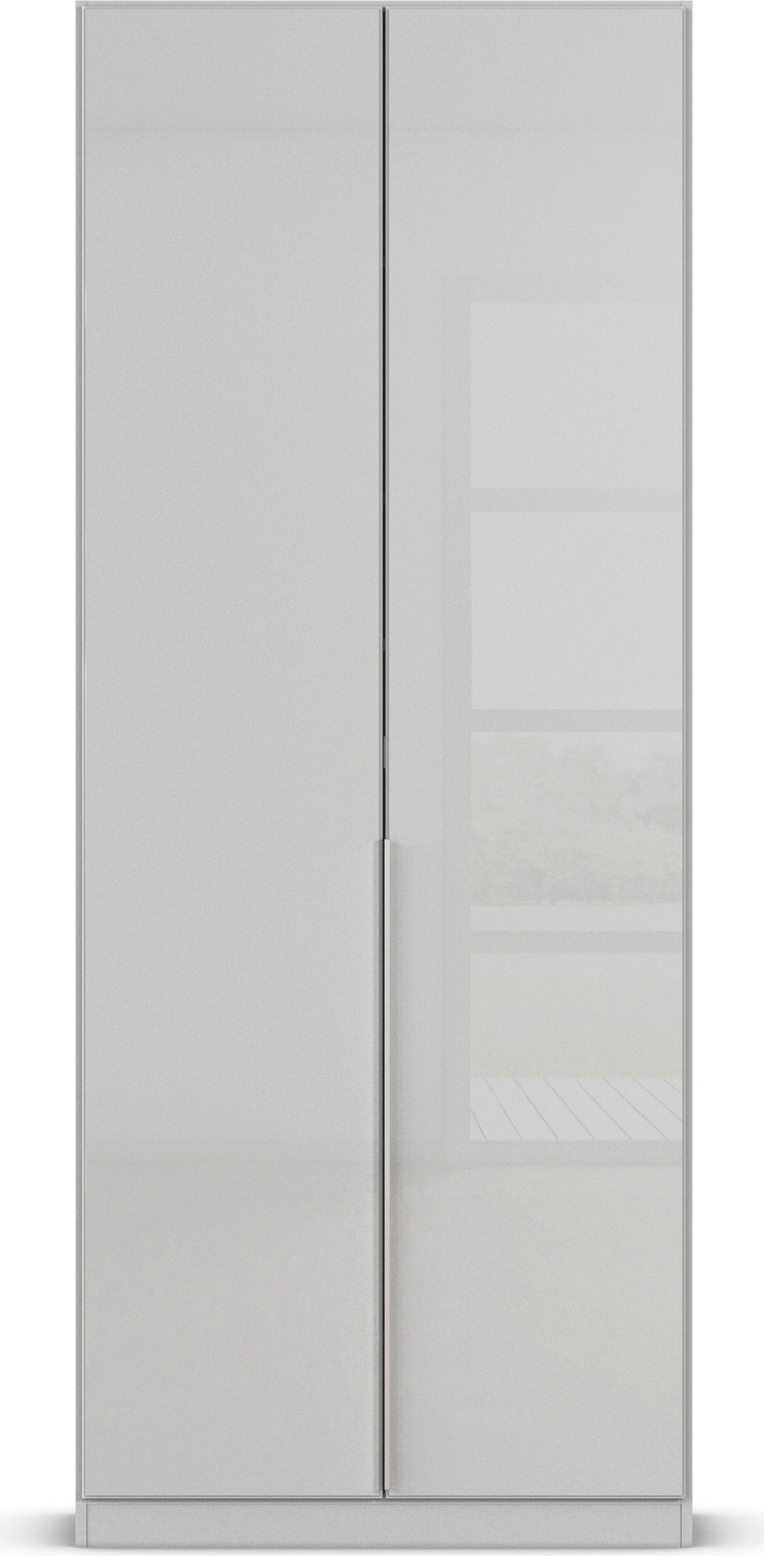 rauch Drehtürenschrank »Kleiderschrank Kleiderschränke Schrank Garderobe AGORDO mit Glasfront«, (in zwei Griff-Farben), durchdachte Innenausstattung, in 6 Breiten und 2 Höhen MADE IN GERMANY